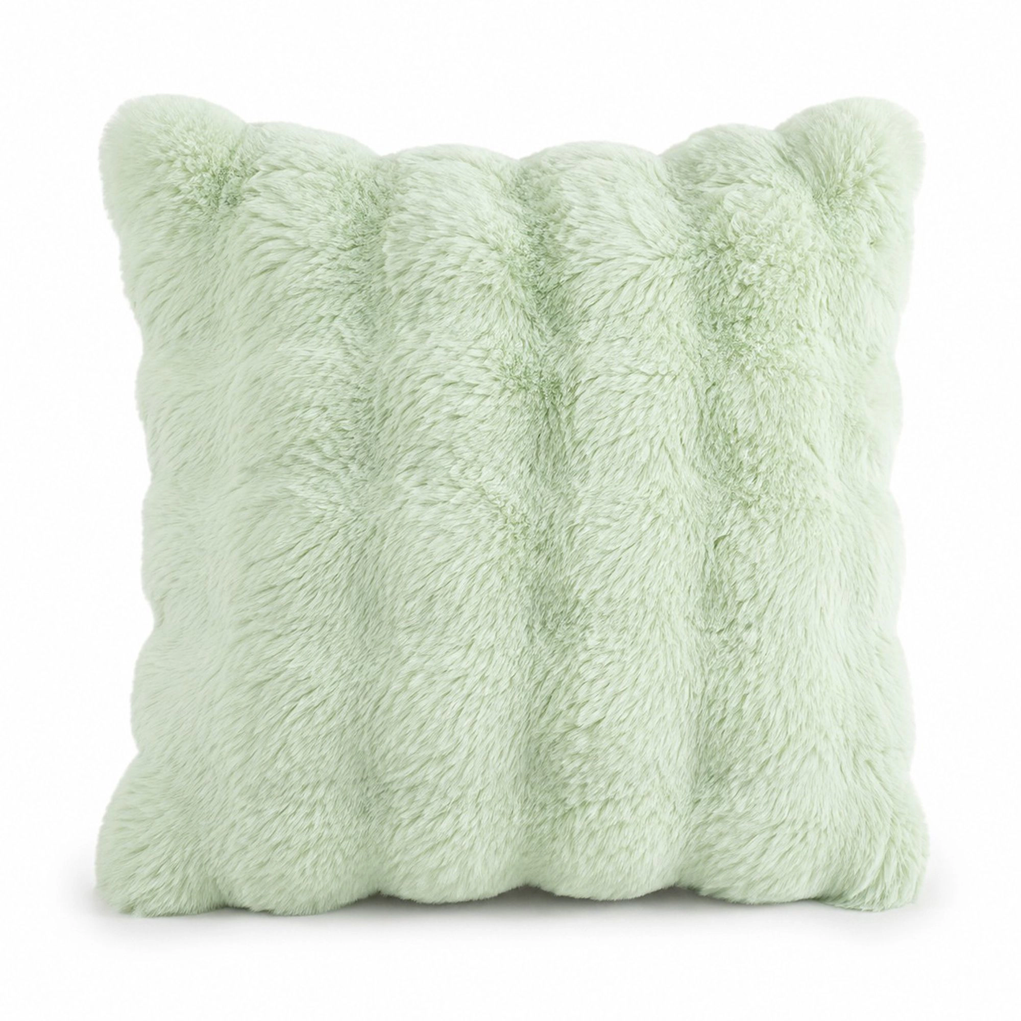 Alilang Unisex Plush Shaggy Decorative Throw Pillow Cover Soft Accent Cushion for Sofa Bed