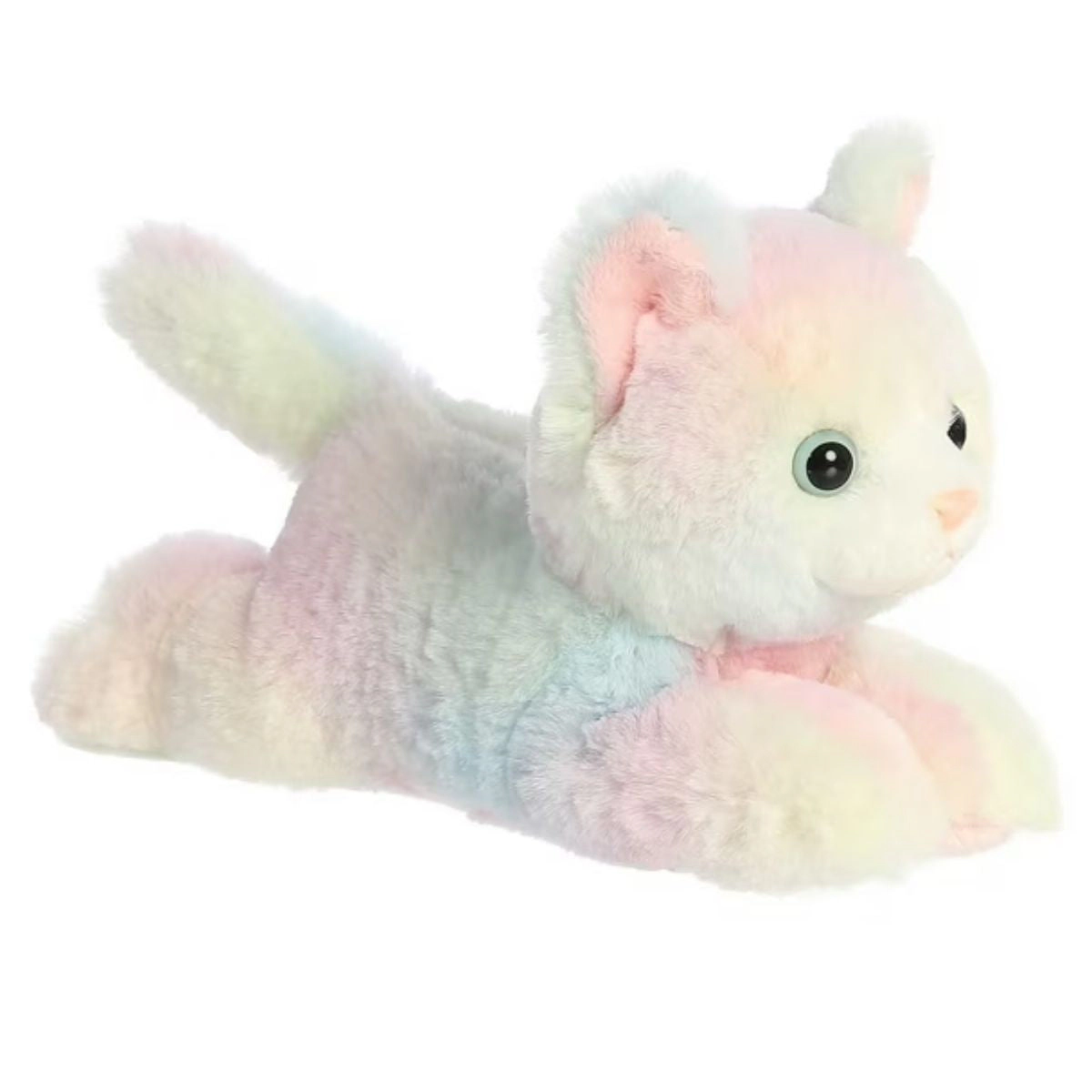 Aurora Mini Flopsie Rainbow Kitten Stuffed Animal - 8-Inch Plush