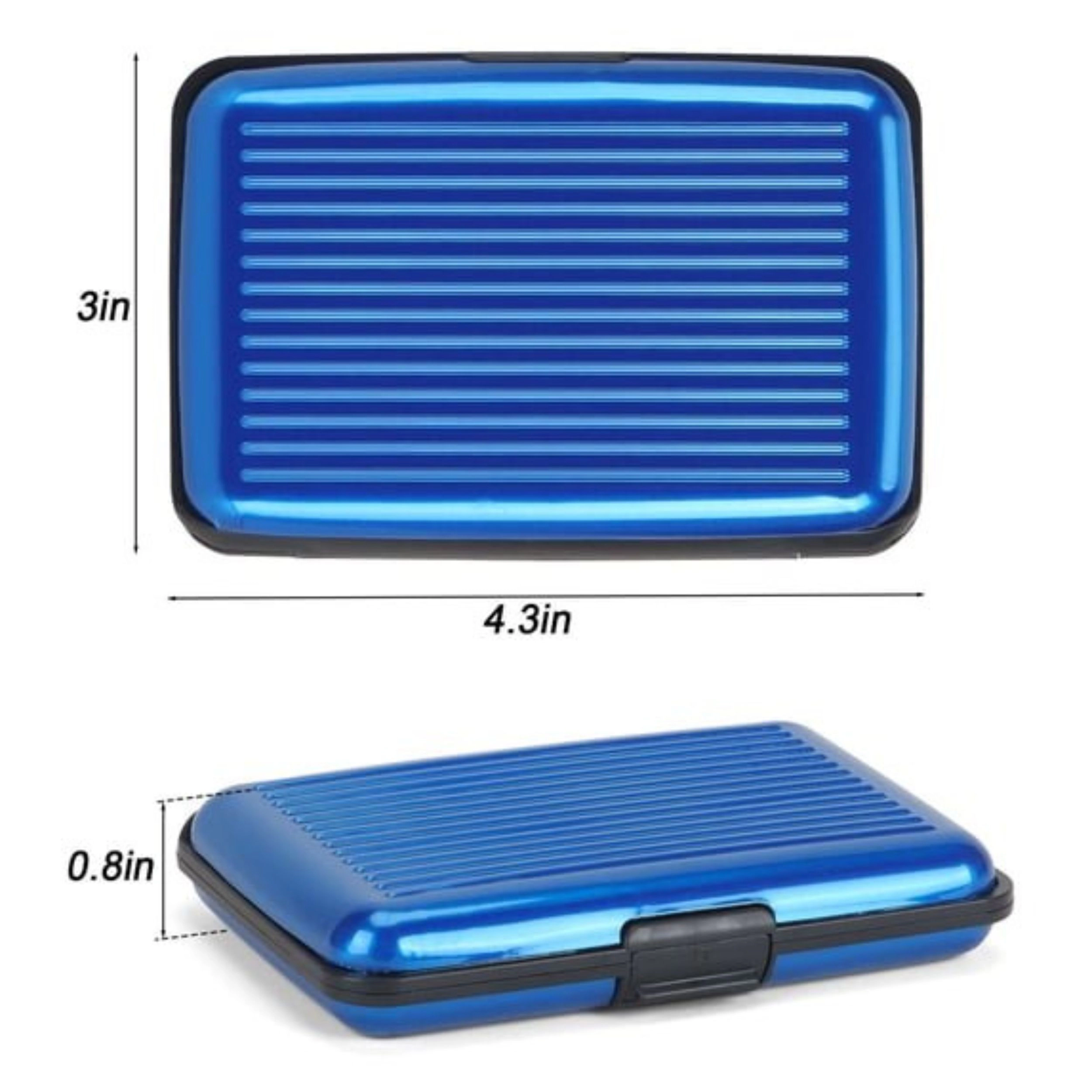 Home Collection RFID Blocking Aluminum Credit Card Holder Wallet with 6 Slots