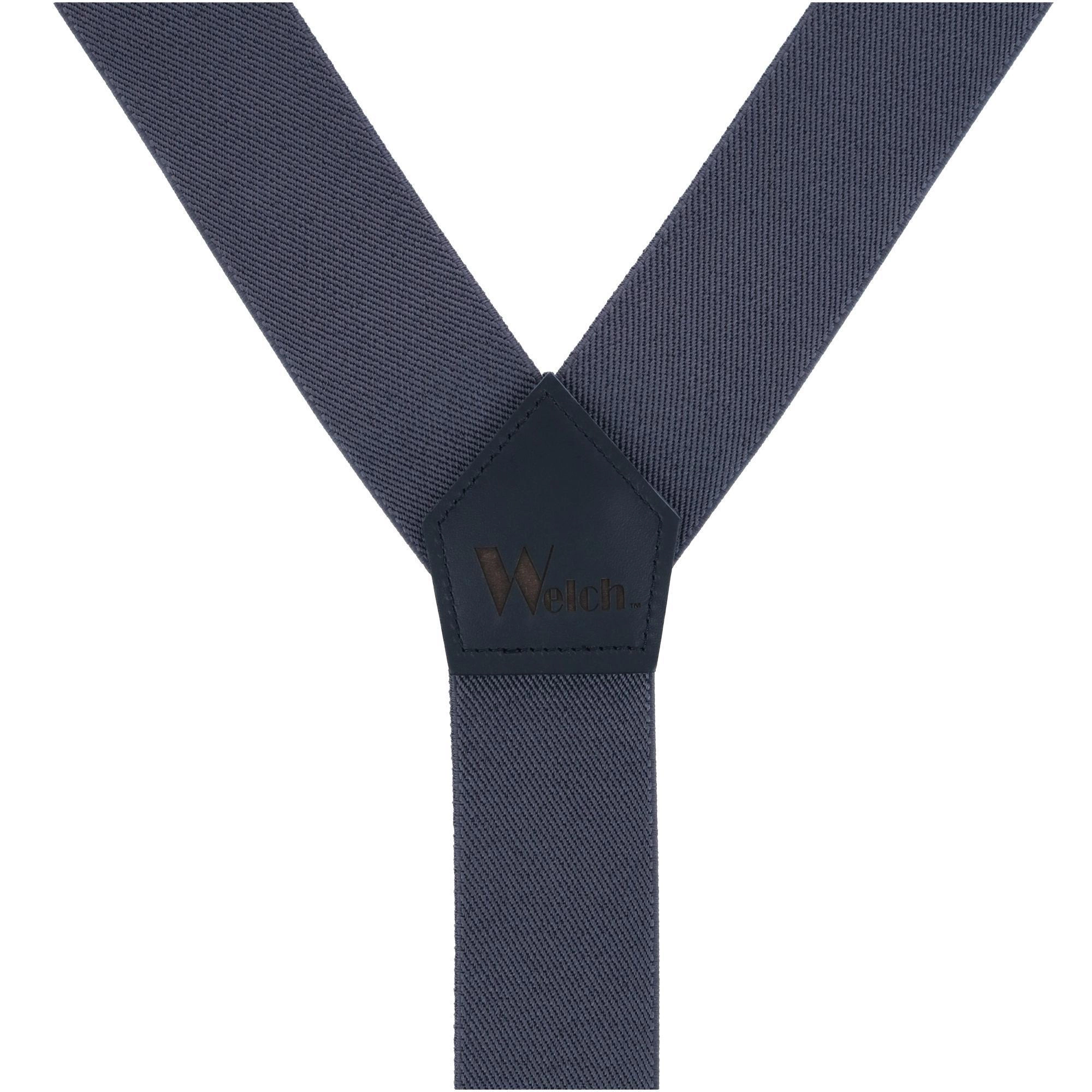 Welch Men's Elastic Button-End Y-Back 2 Inch Work Suspenders