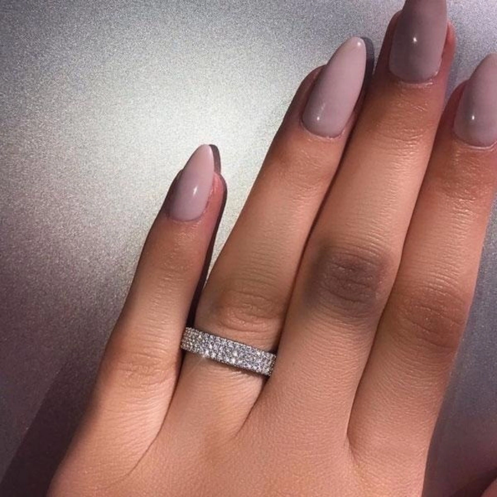 Brilliant Zirconia Finger Ring Female Engagement Ceremony Accessories