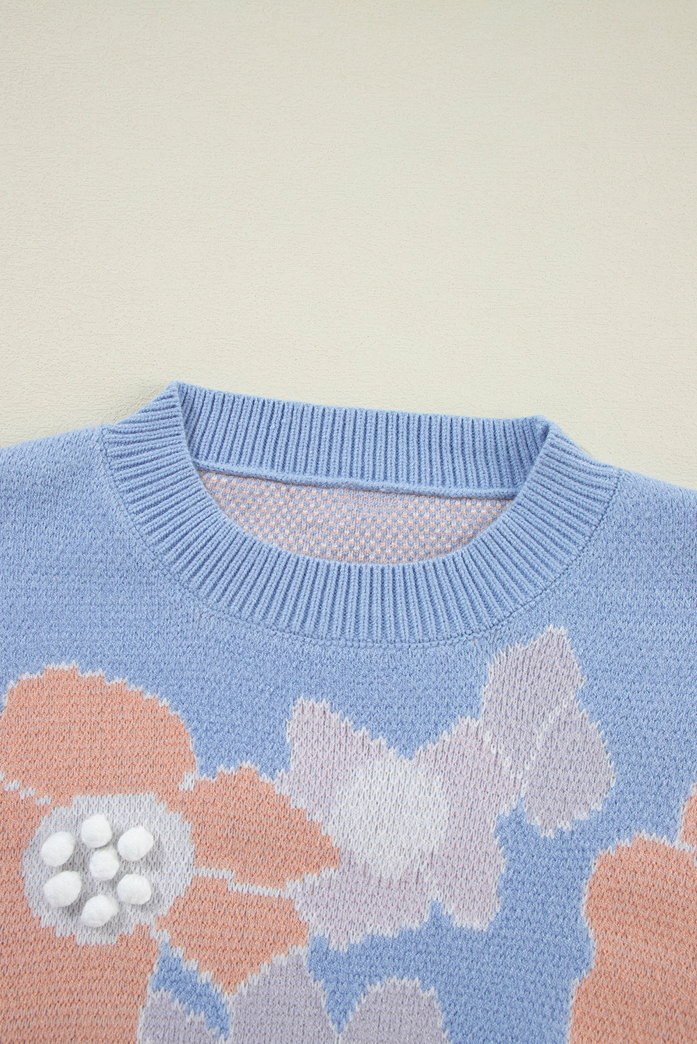 Threaded Pear Women's Zelda Drop Shoulder Knitted Sweater