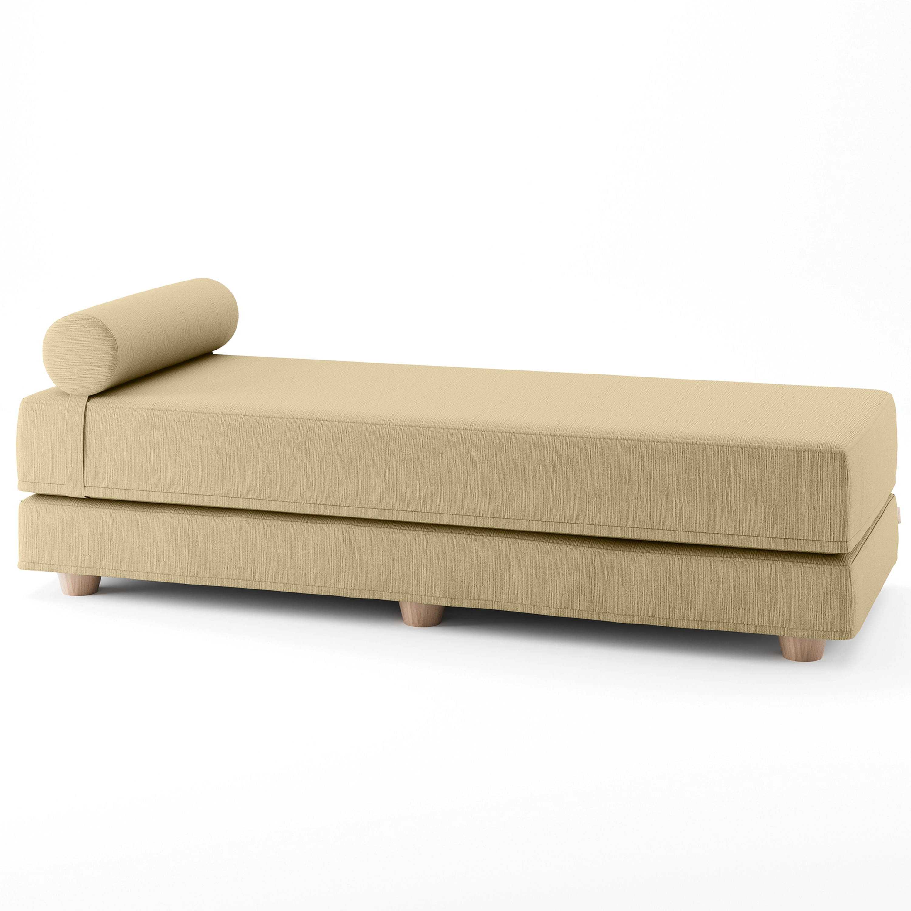 Alon Daybed - Fold-Out Sleeper Chaise with Premium Memory Foam Queen-Size Mattress