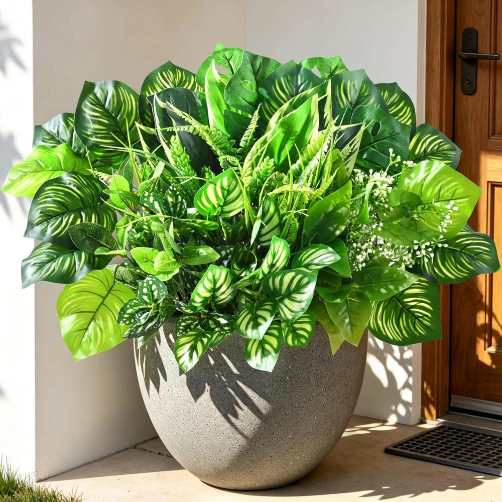 Majestic Crafters 12 Pieces Artificial Garden Greenery Bundle