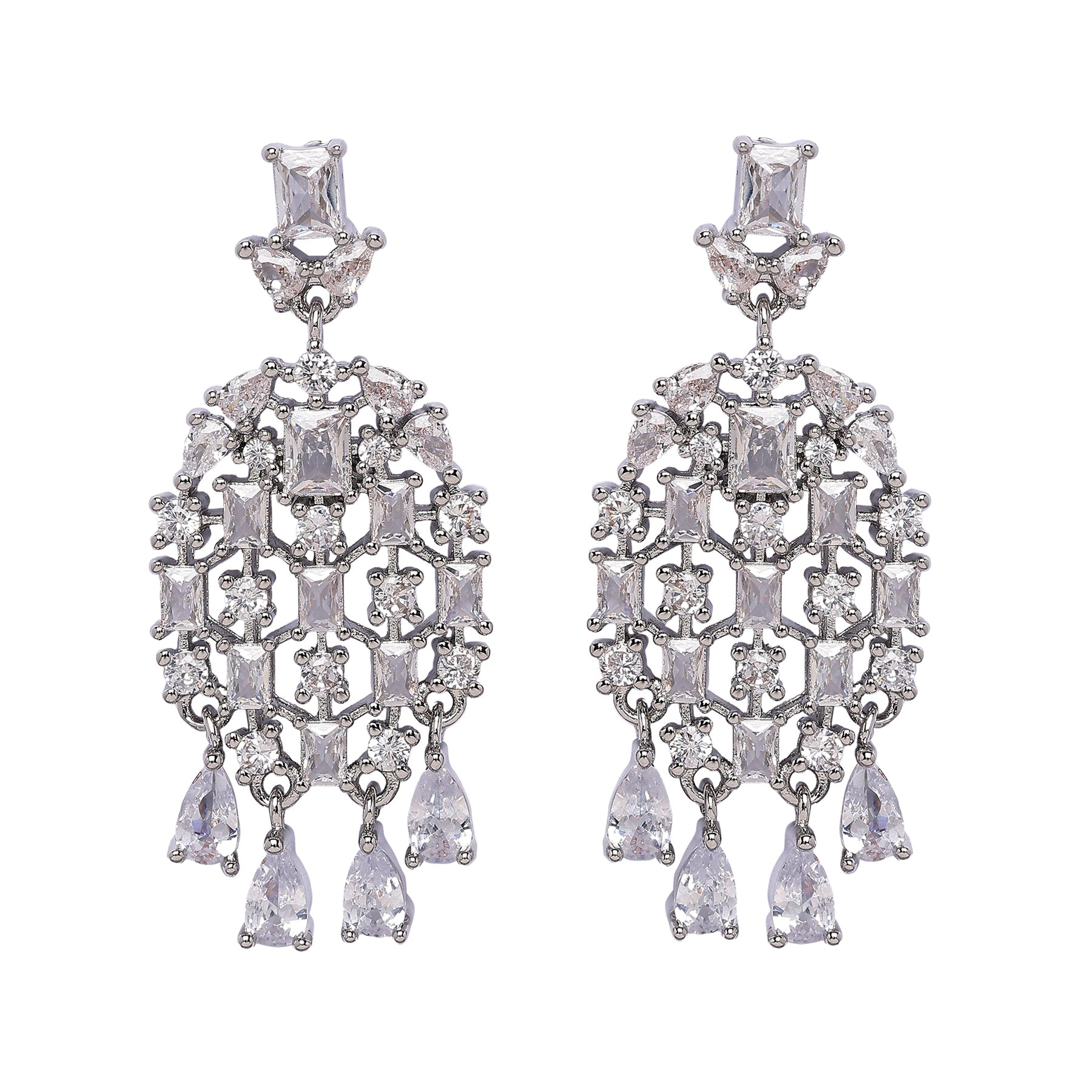 AGP PARIS Womens Classy Dewdrop-Inspired Drop Earrings
