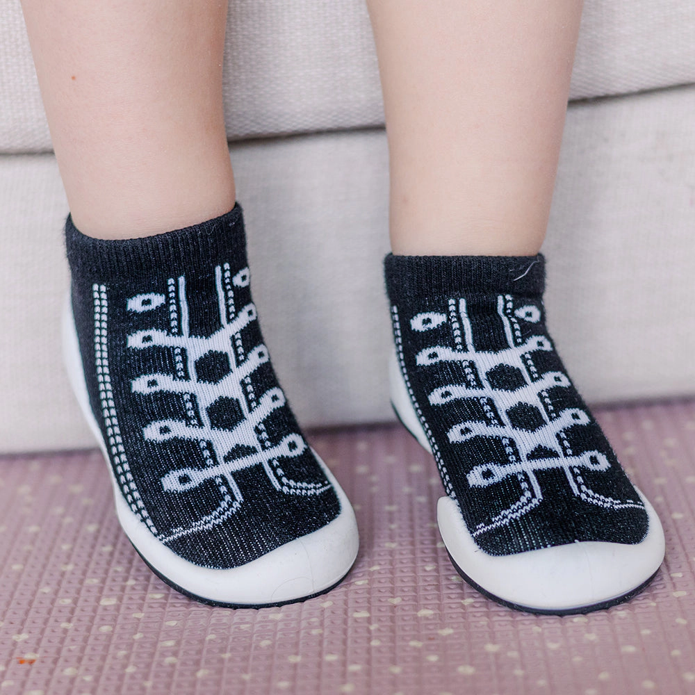 Komuello Toddler Girl Boy First Walk Sock Shoes Sneakers