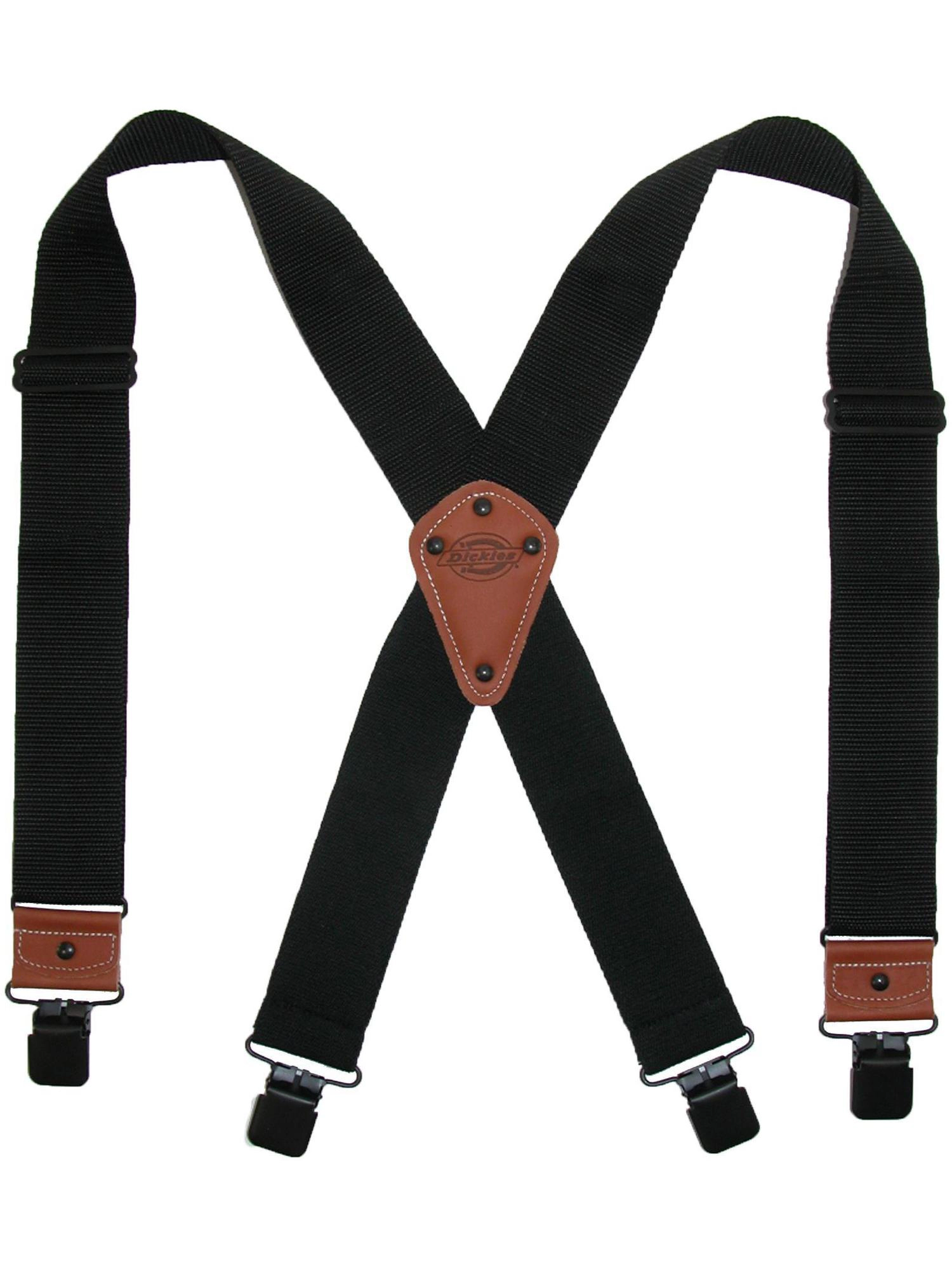 Dickies Men's Industrial Strength Ballistic Nylon Clip End Work Suspenders