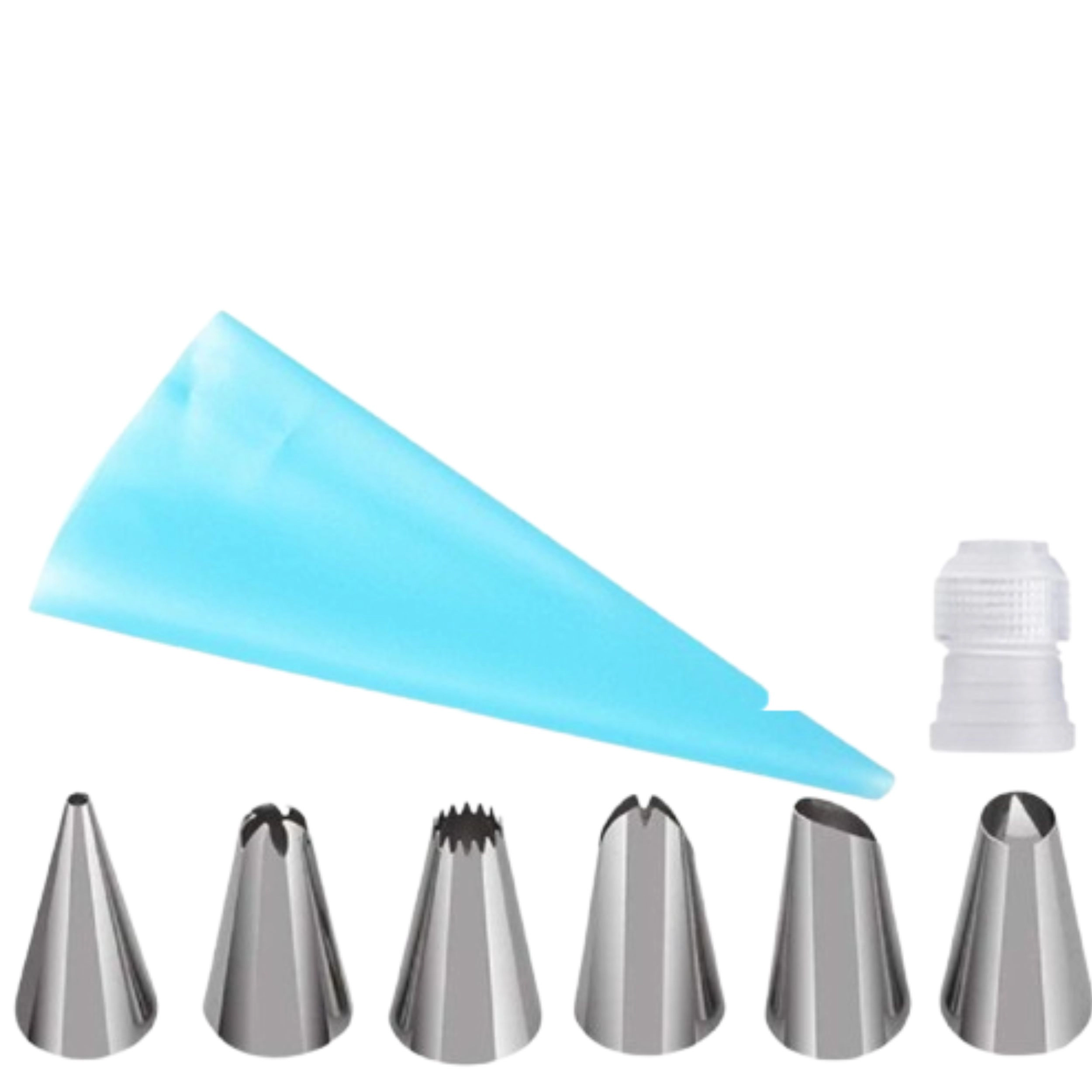 Home Collection 8-Piece Cake Decorating Kit with Piping Bag & Icing Tips