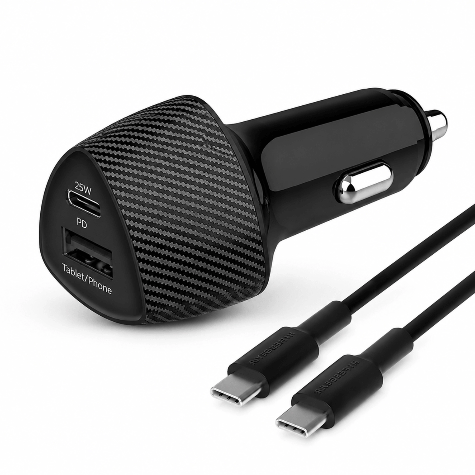 HyperGear SpeedBoost 25W PD USB-C Car Charger Kit with PPS Fast Charge Tech