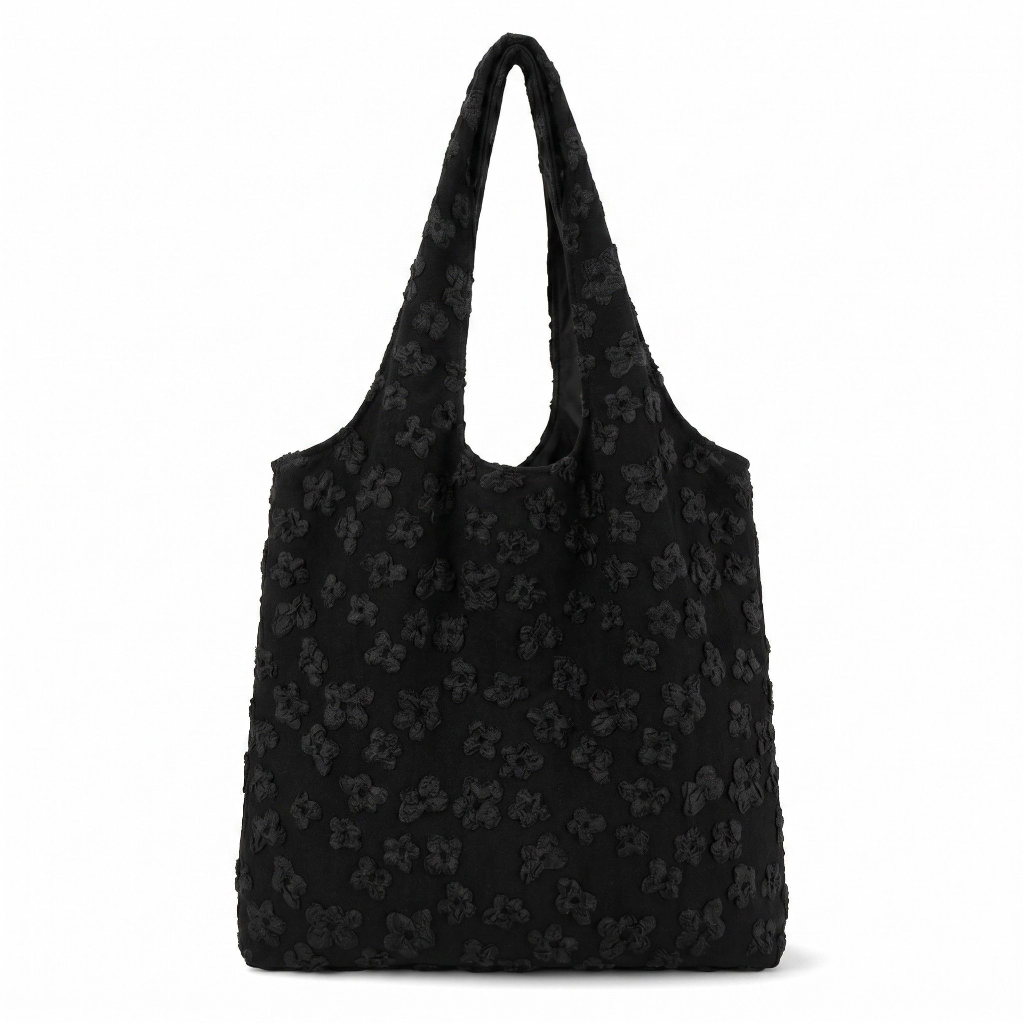 Alilang Women's Floral Embroidered Shoulder Tote Bag Lightweight Foldable Everyday for Women, Pink
