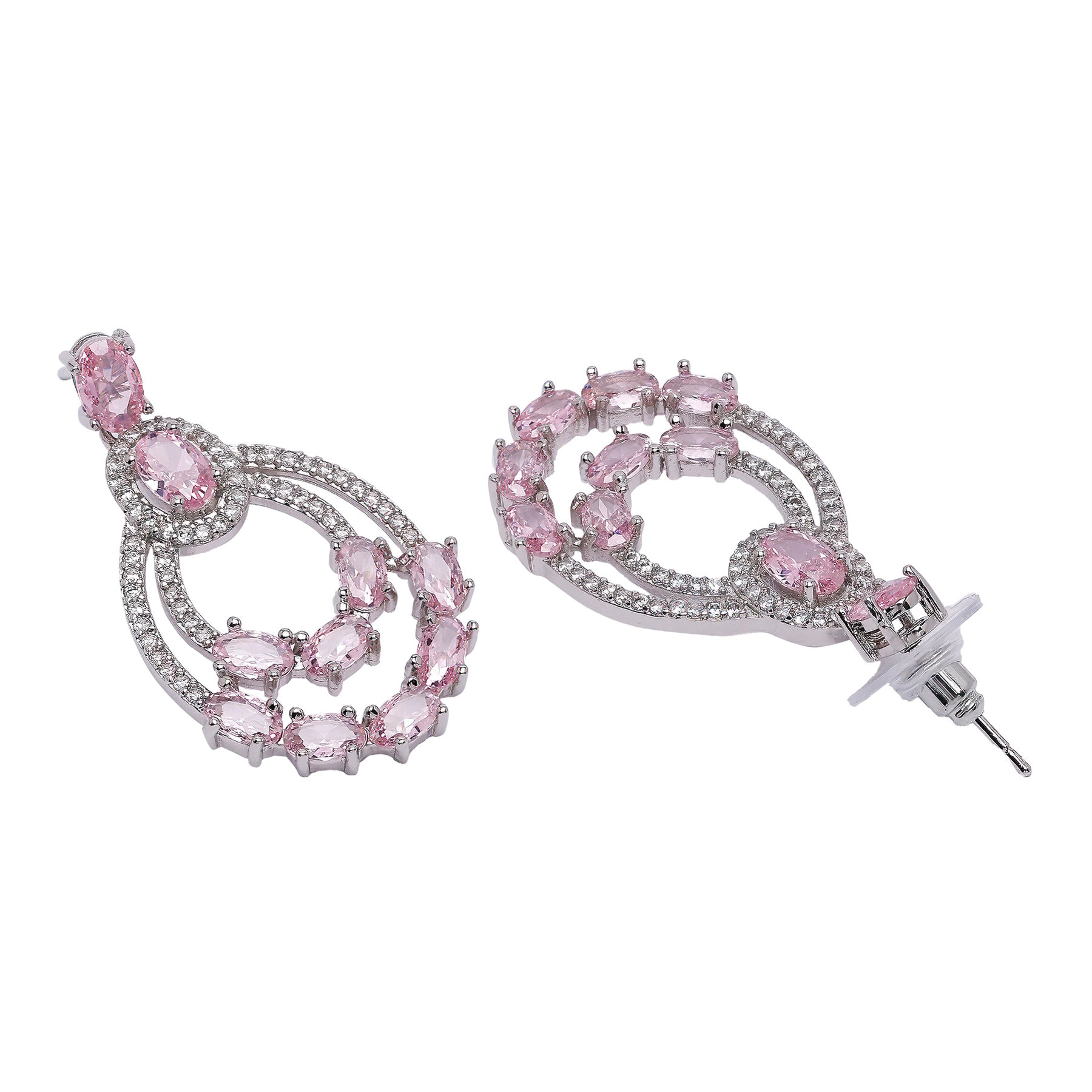 AGP PARIS Womens Diva Double Layered Drop Earrings
