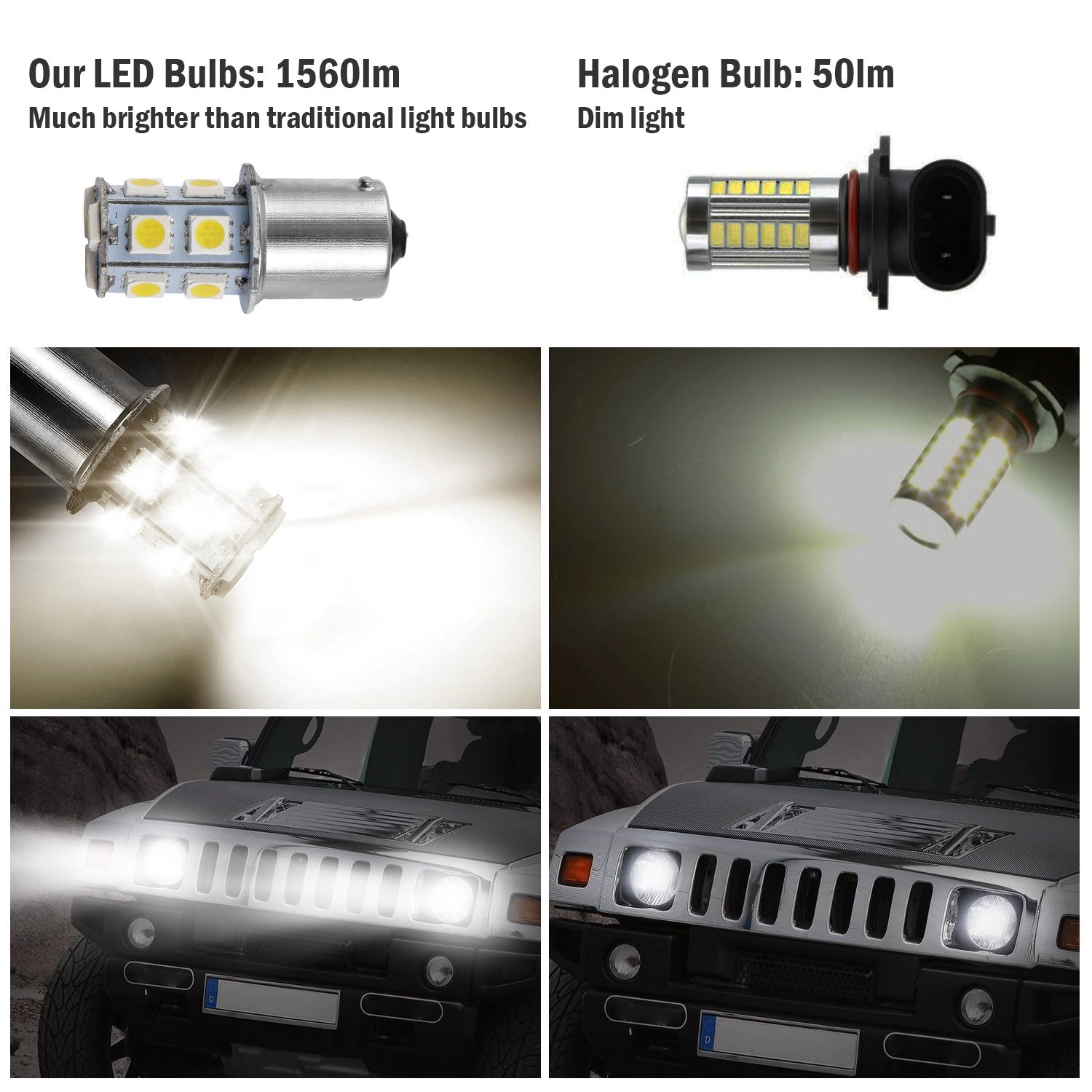 GBruno 20-Piece LED Trailer Light Bulb Set