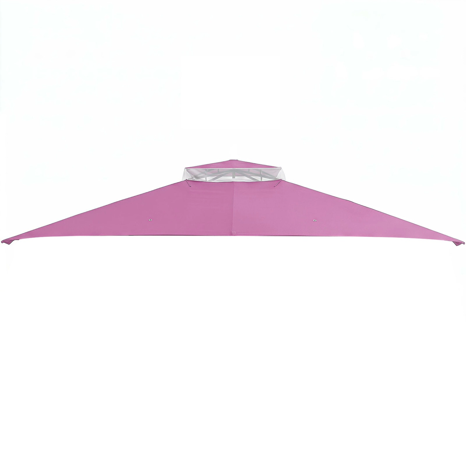 SUGIFT 10-ft x 12-ft Pink Gazebo Replacement Canopy Cover with Double Roof Mesh Vent and Waterproof Top