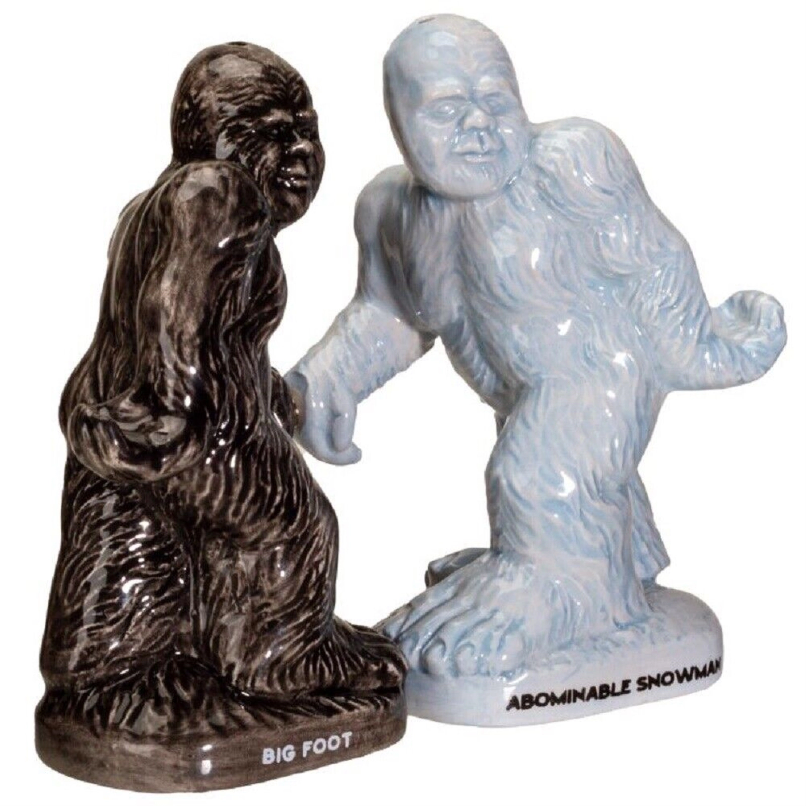 Pacific Giftware Big Foot Ceramic Magnetic Salt and Pepper Shakers Set