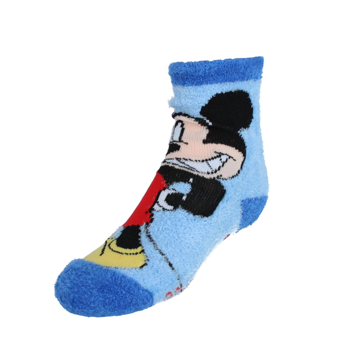 Textiel Trade Kid's Disney Mickey Mouse Fun Day Fluffy Socks (2 Pack)