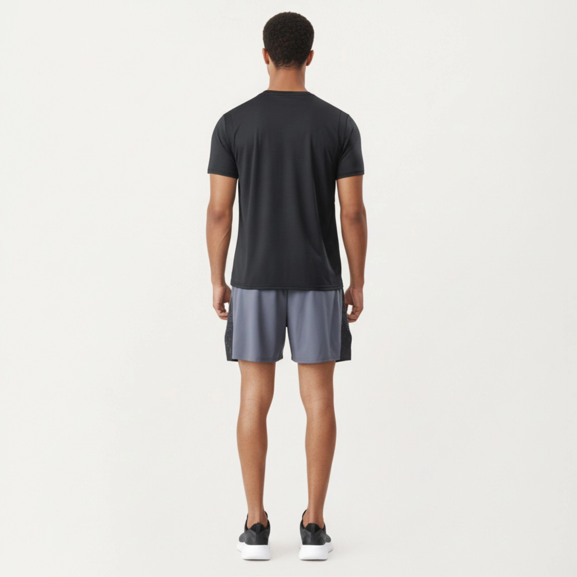 Anna-Kaci Men's Short Sleeve Crew Neck Performance Tee with Lightweight Stretch Knit Fabric