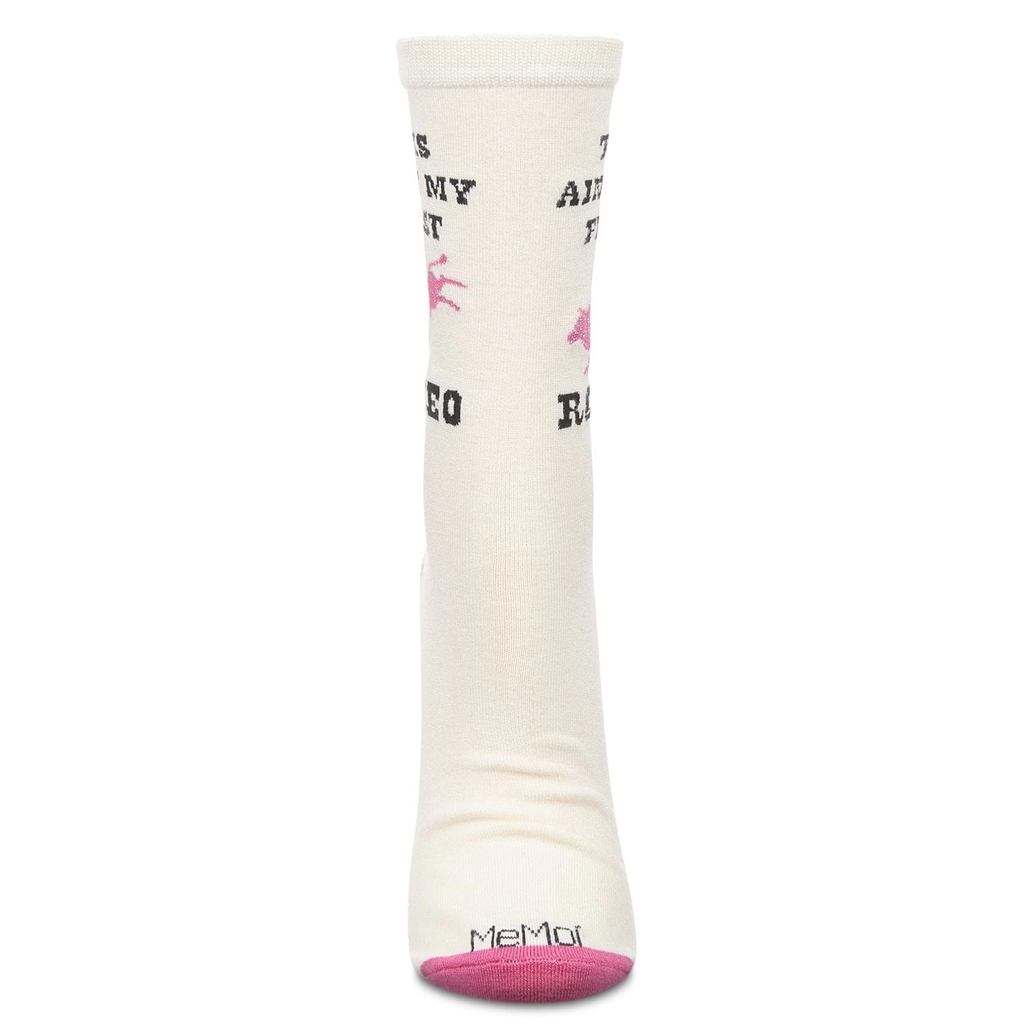 MeMoi Women's Rodeo Rayon From Bamboo Crew Socks