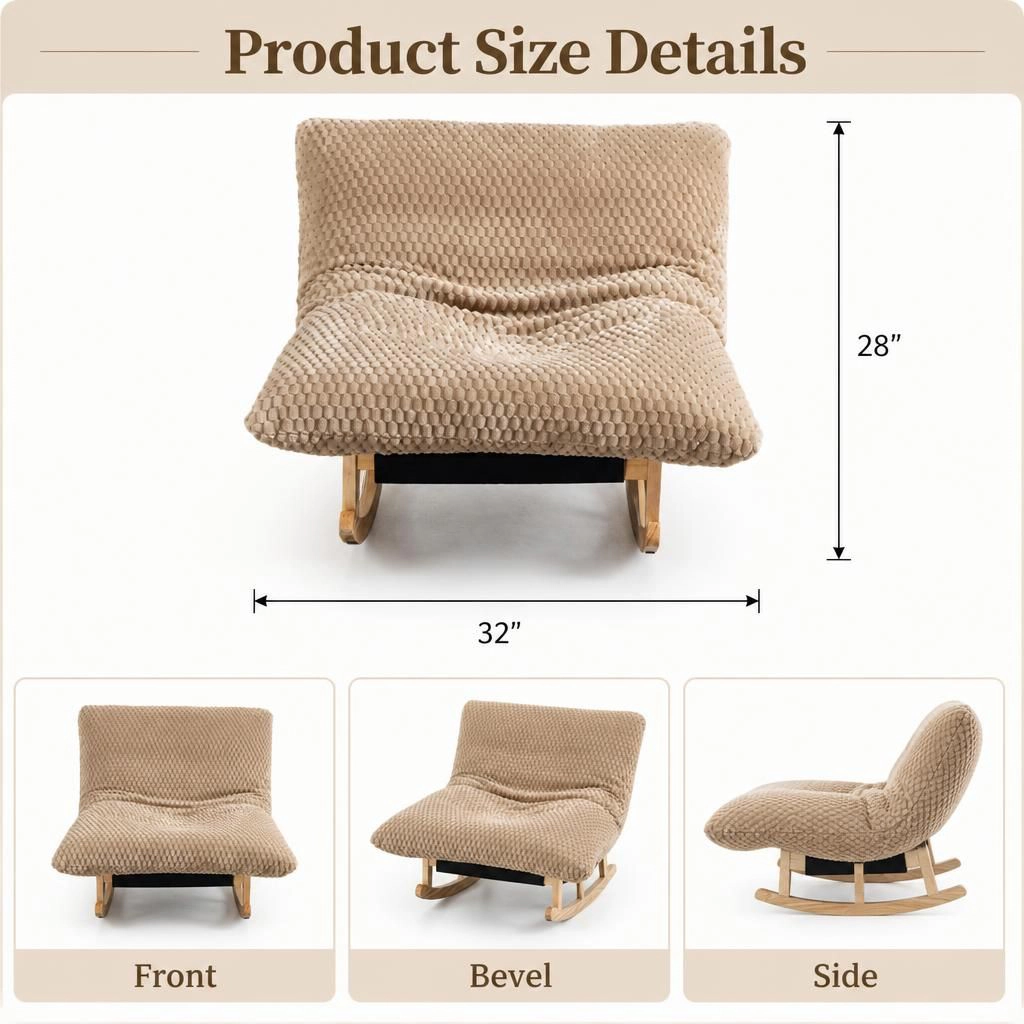 GOODSILO Upholstered Accent Chair Functional Extra Seating for Indoor Living Spaces