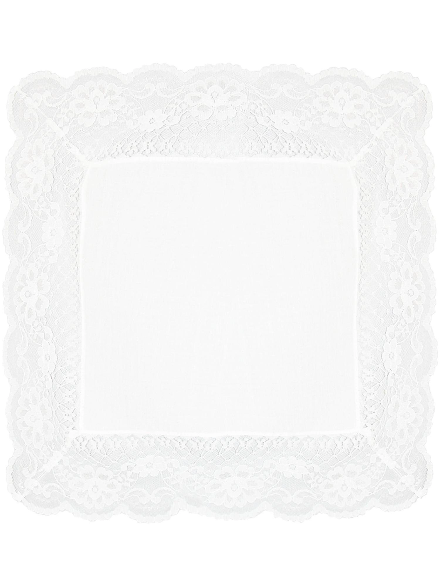 CTM Women's Wedding Dress Handkerchief