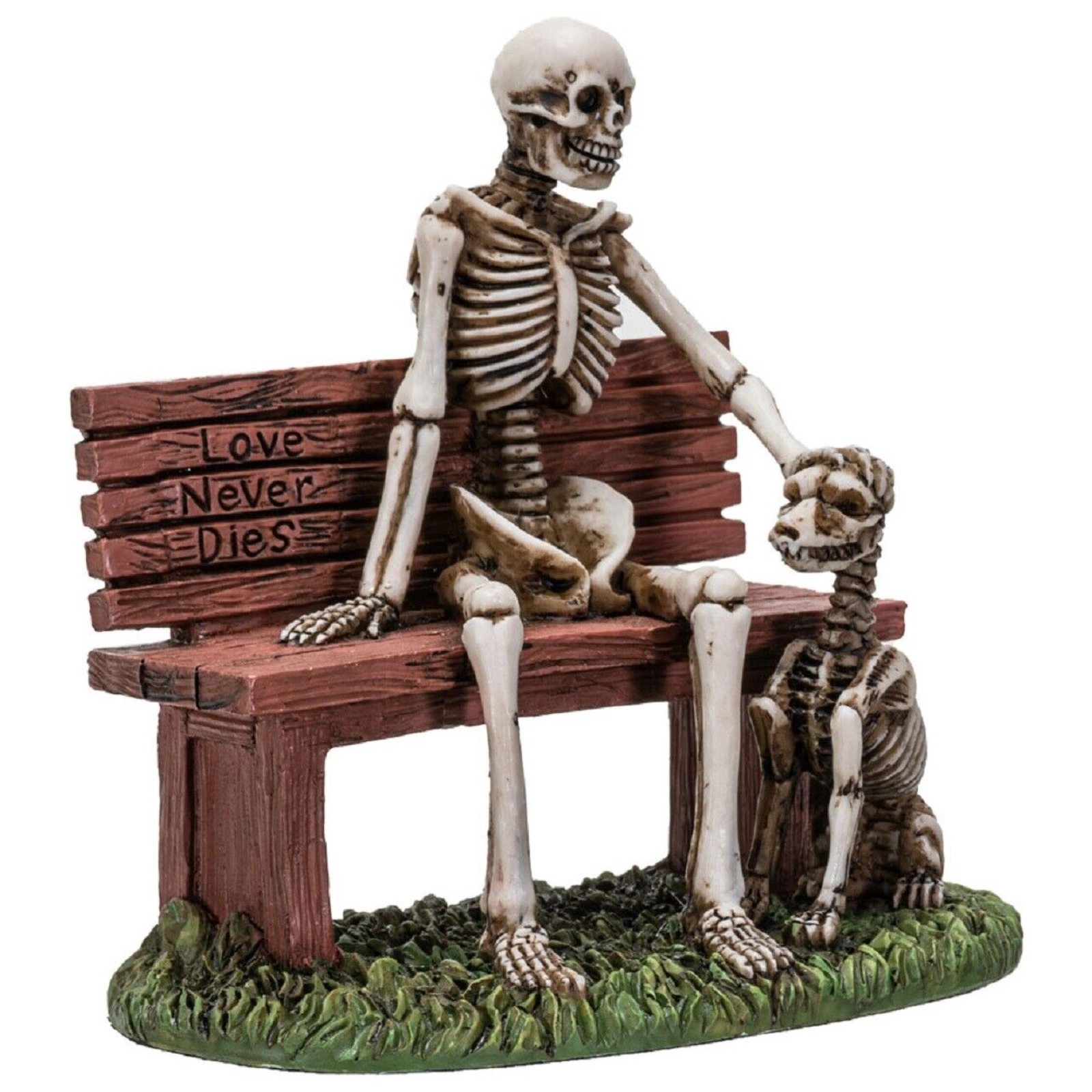 Pacific Giftware Old Man and A Dog Love Never Die Skeleton Resin Home Decor Figurine 5 inch