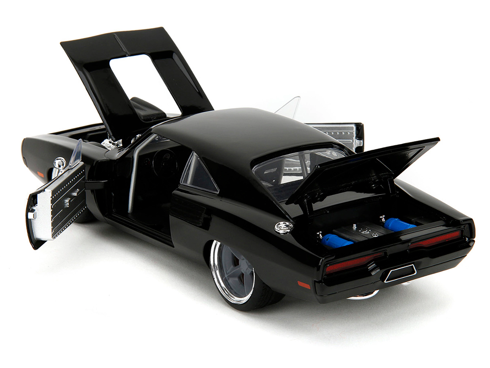 Jada 1970 Dodge Charger R/T Black "Fast X" (2023) Movie "Fast & Furious" Series 1/24 Diecast Model Car by Jada
