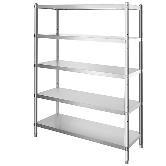 Flynama 5 Tier 36.3 x 16.3 x 71.4 in Shelves 2000 LBS Adjustable Heavy Duty Utility Rack for Garage Warehouse Kitchen