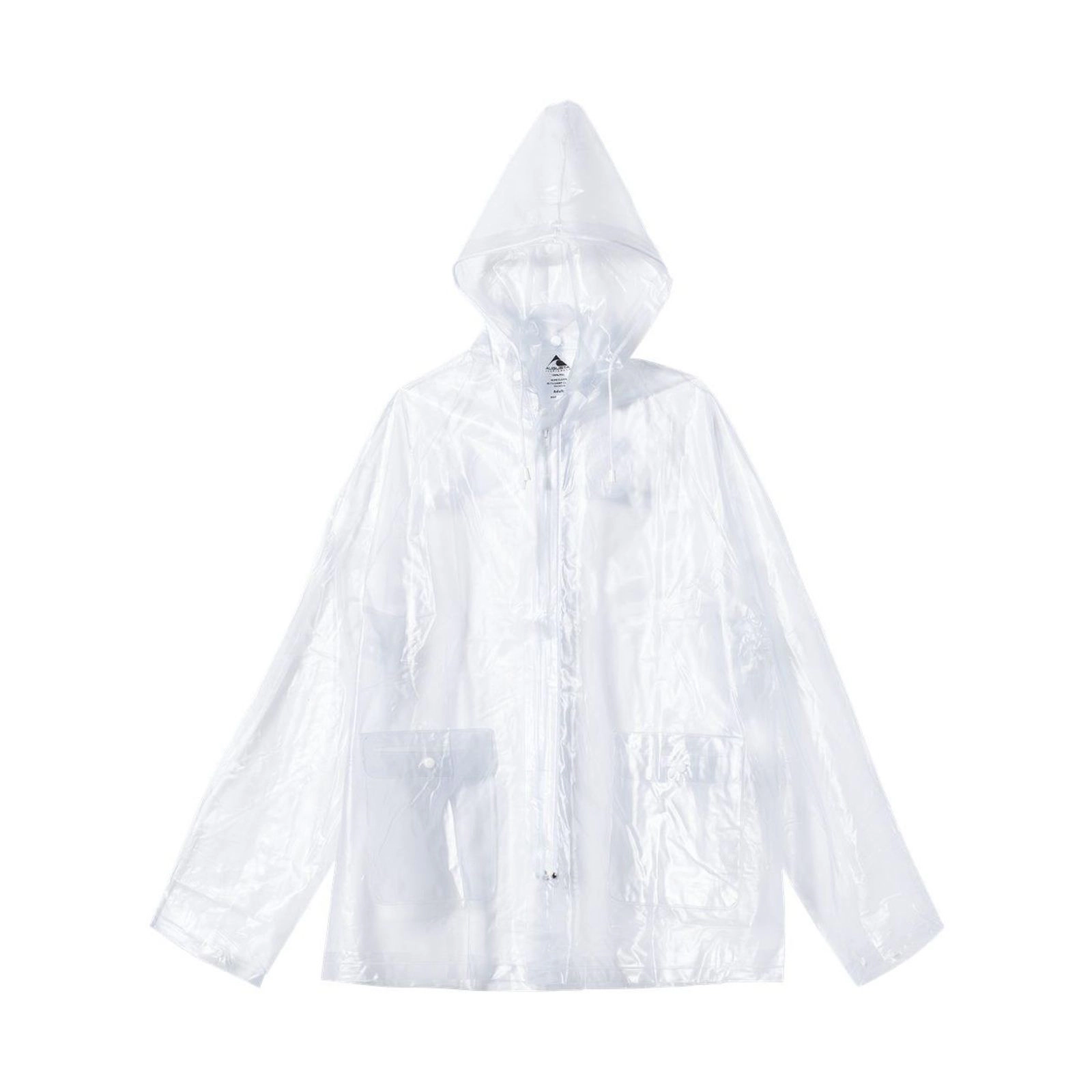 Augusta Sportswear Mens Clear Hooded Rain Jacket