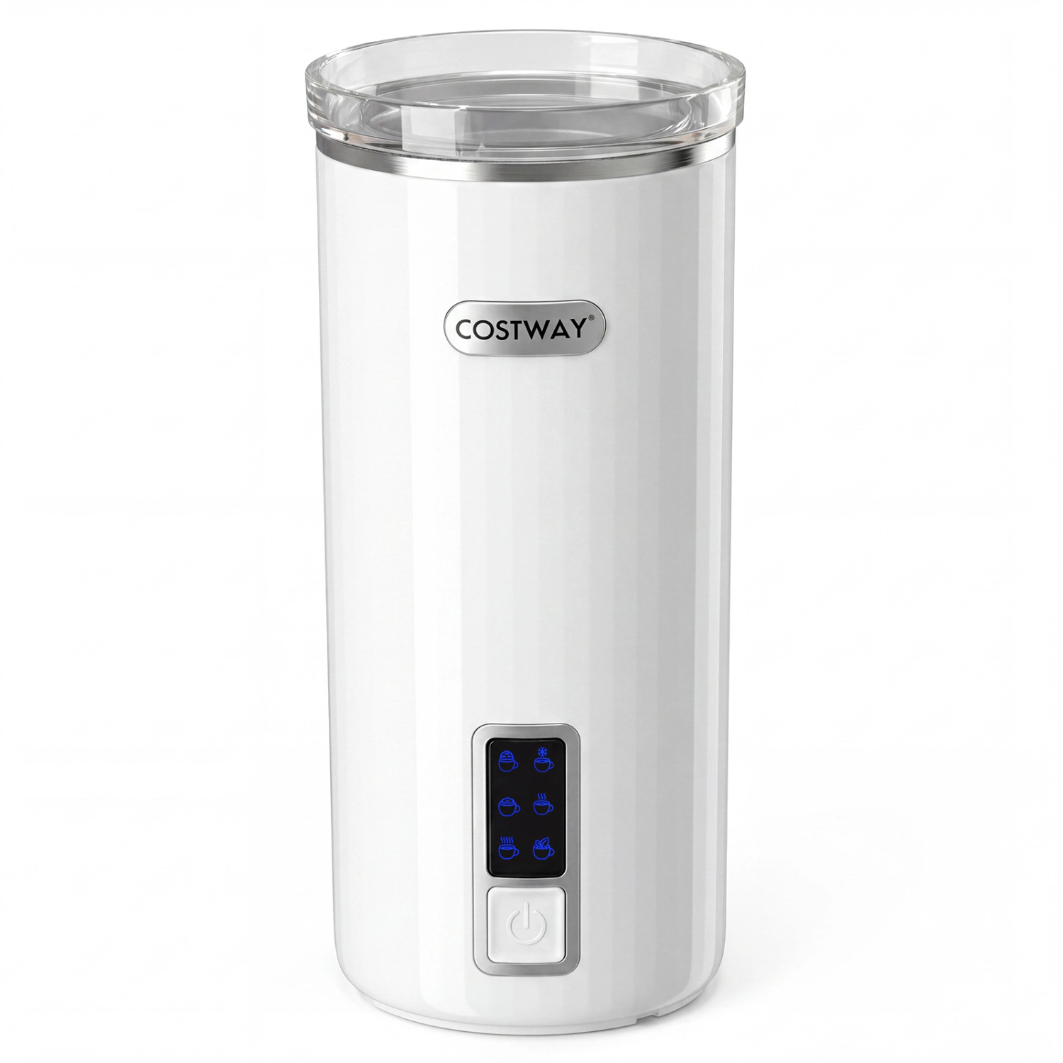 LJG 6-in-1 Electric Milk Steamer with Stainless Steel Interior