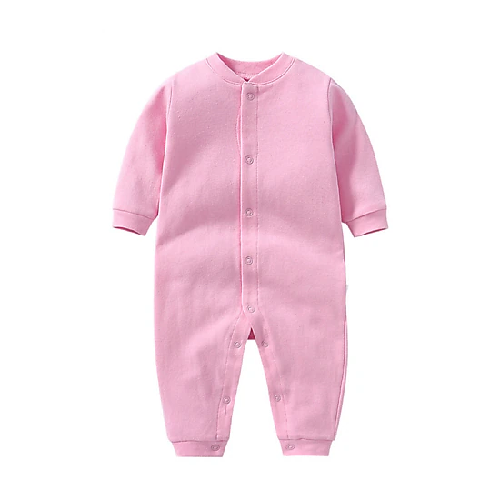 MyKids-USA Baby Solid Color Single Breasted Design Long Sleeve Spring ...