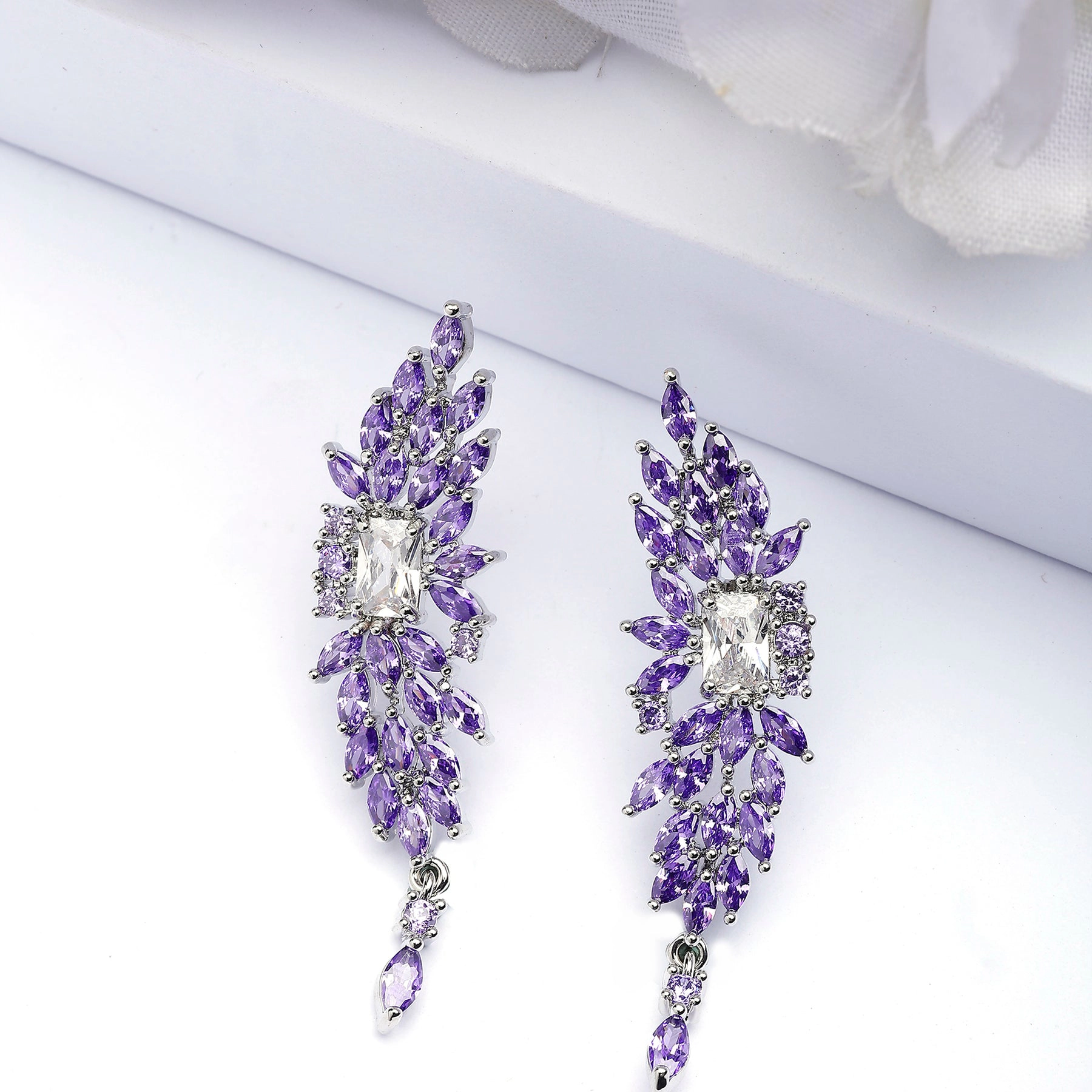 AGP PARIS Womens Dazzling Dainty Drop Earrings