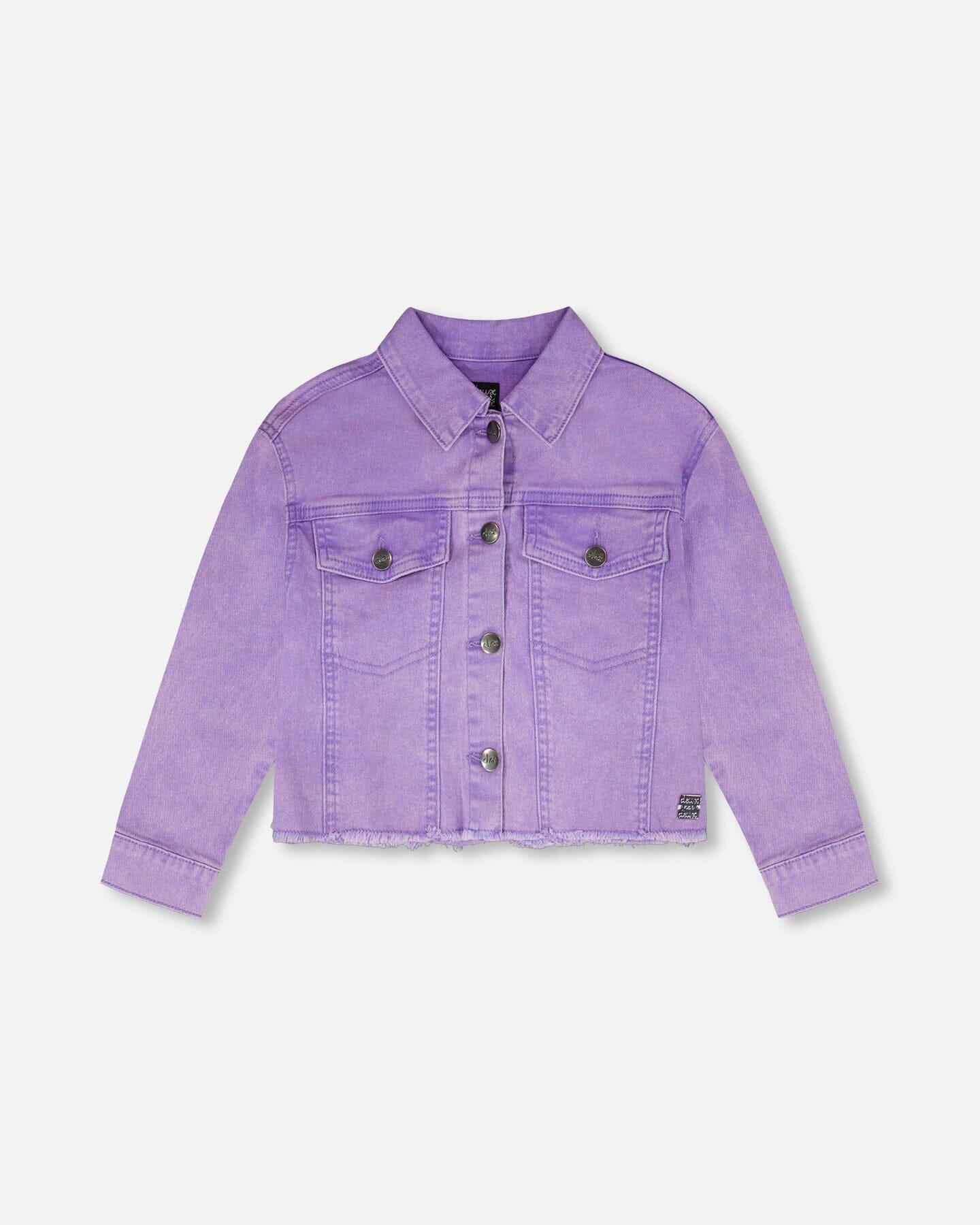 Deux par Girls Denim Jacket with Embroidery