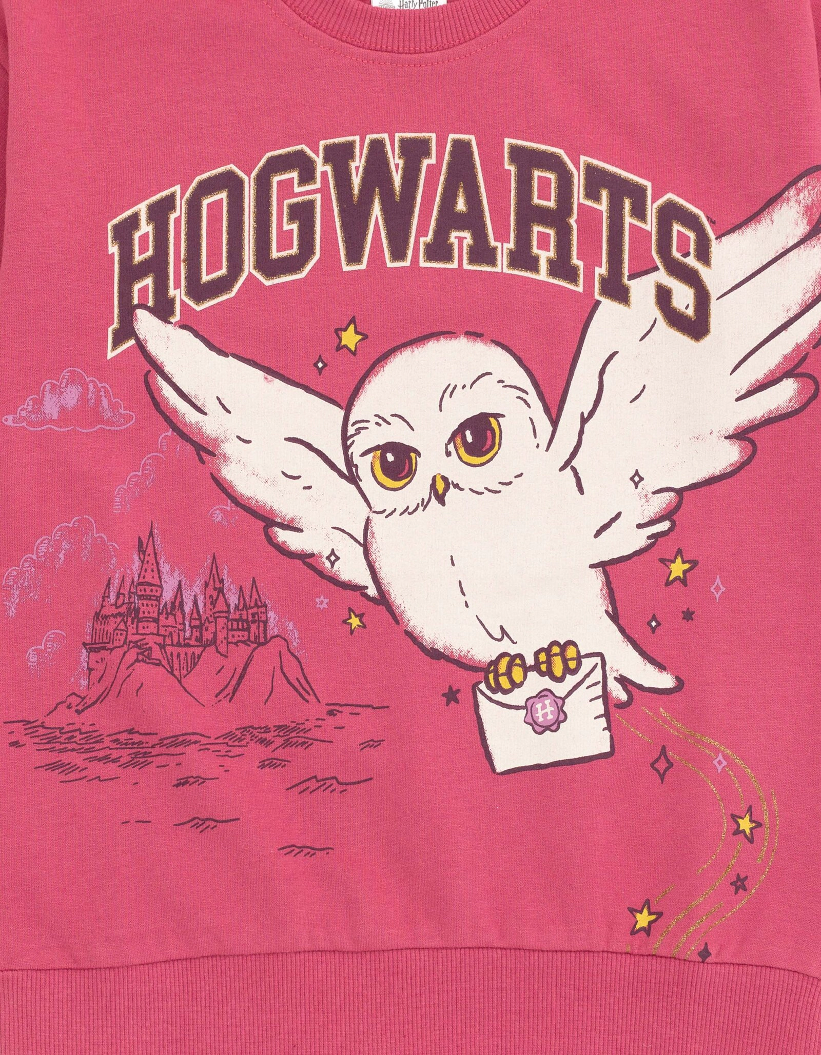 Harry Potter Hedwig Girls' 2-Piece Fleece Sweatshirt and Pleated Skirt Set