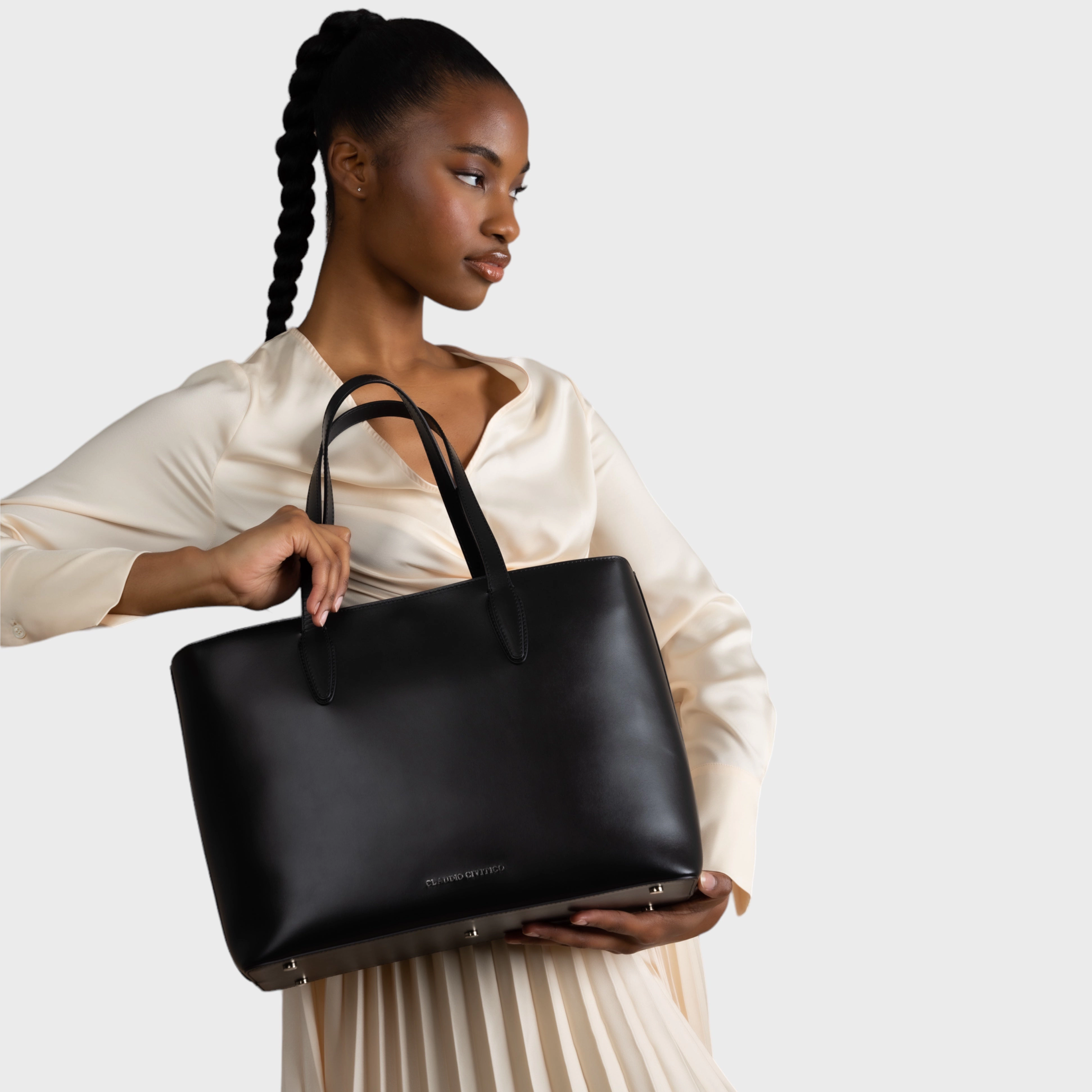 Claudio Civitico - Elizabeth Women's 100% Italian Leather Tote Bag