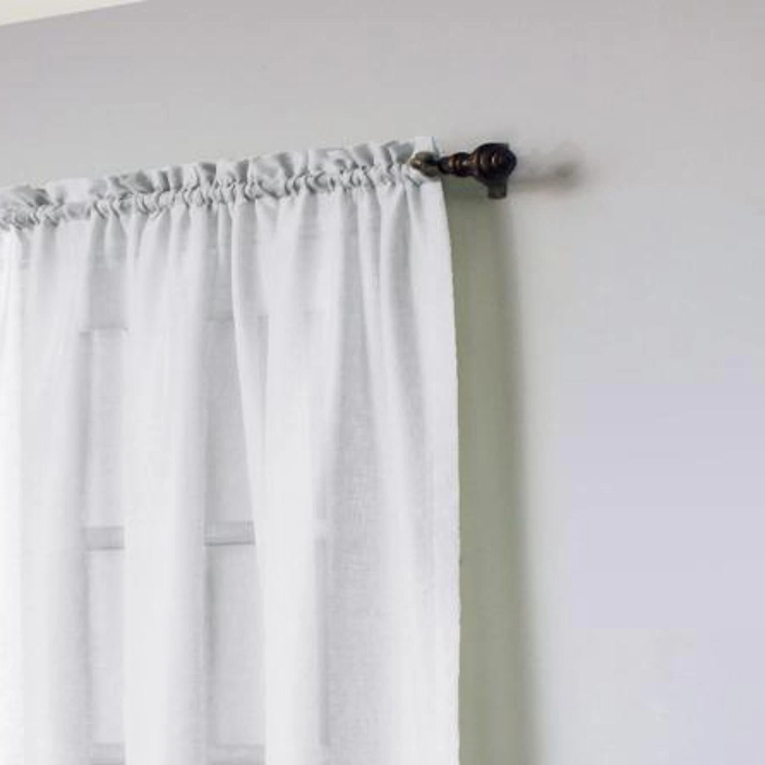Commonwealth Cote d'Azur/Cote d'Azure Rod Pocket Dressing Window Curtain Panel - White