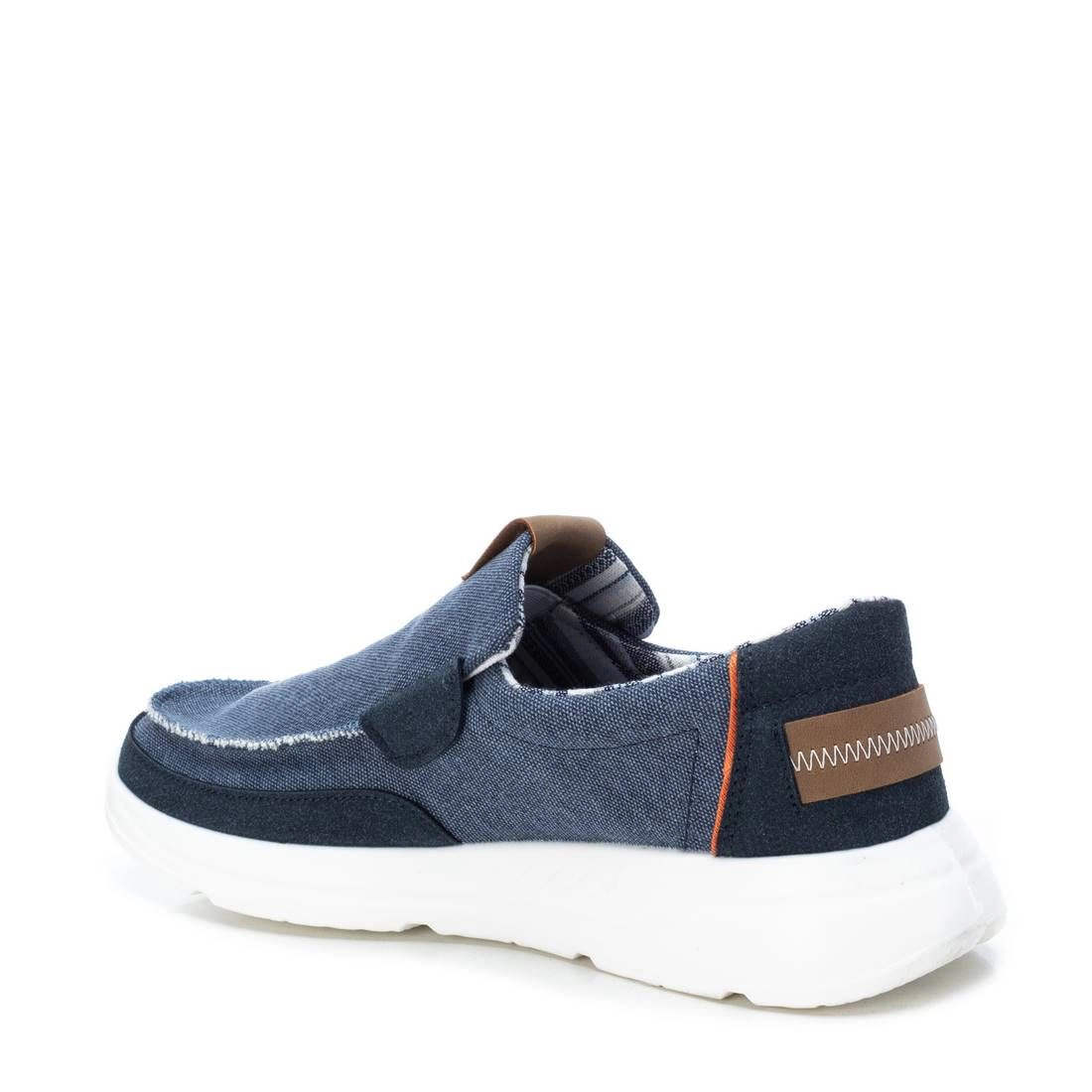 XTI Men's Canvas Loafers Paddedsole, Non-Slip Rubber Sole