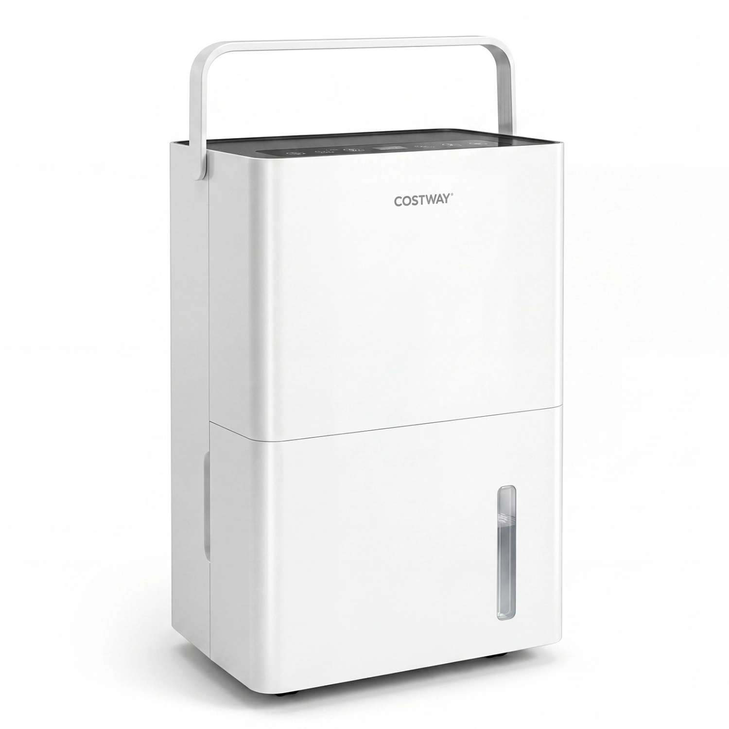 LJG 4000 Sq.Ft 80 Pint Compressor Dehumidifier with Drain HoseSmart Humidity Control and Child Lock
