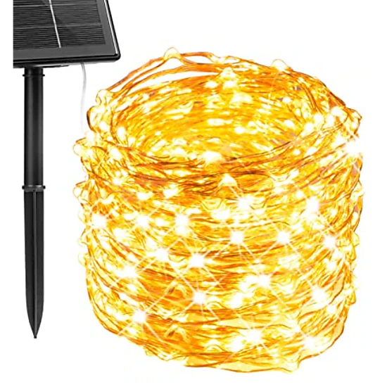 Perfect Holiday Decorative Lights, 72ft, 200 LED, Fairy String, Copper ...