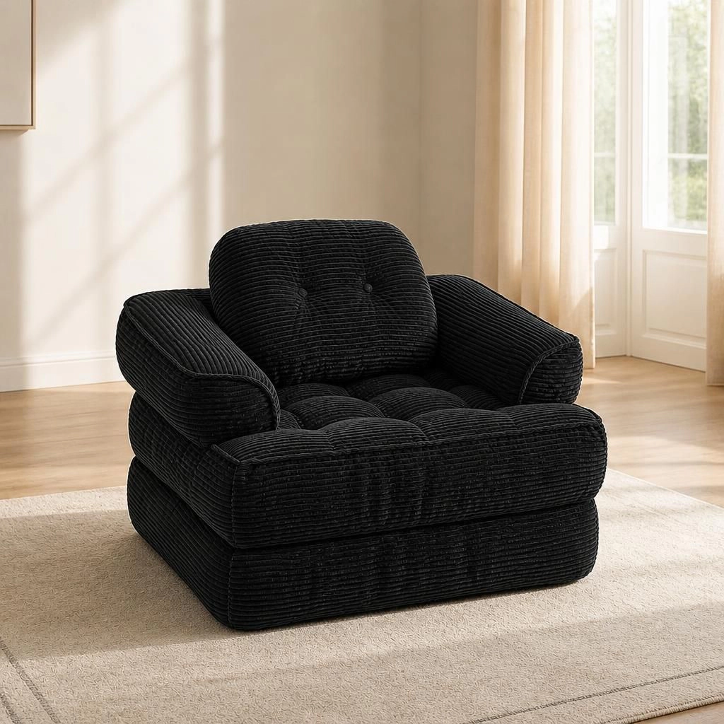 GOODSILO Convertible Foam Folding Sofa Bed