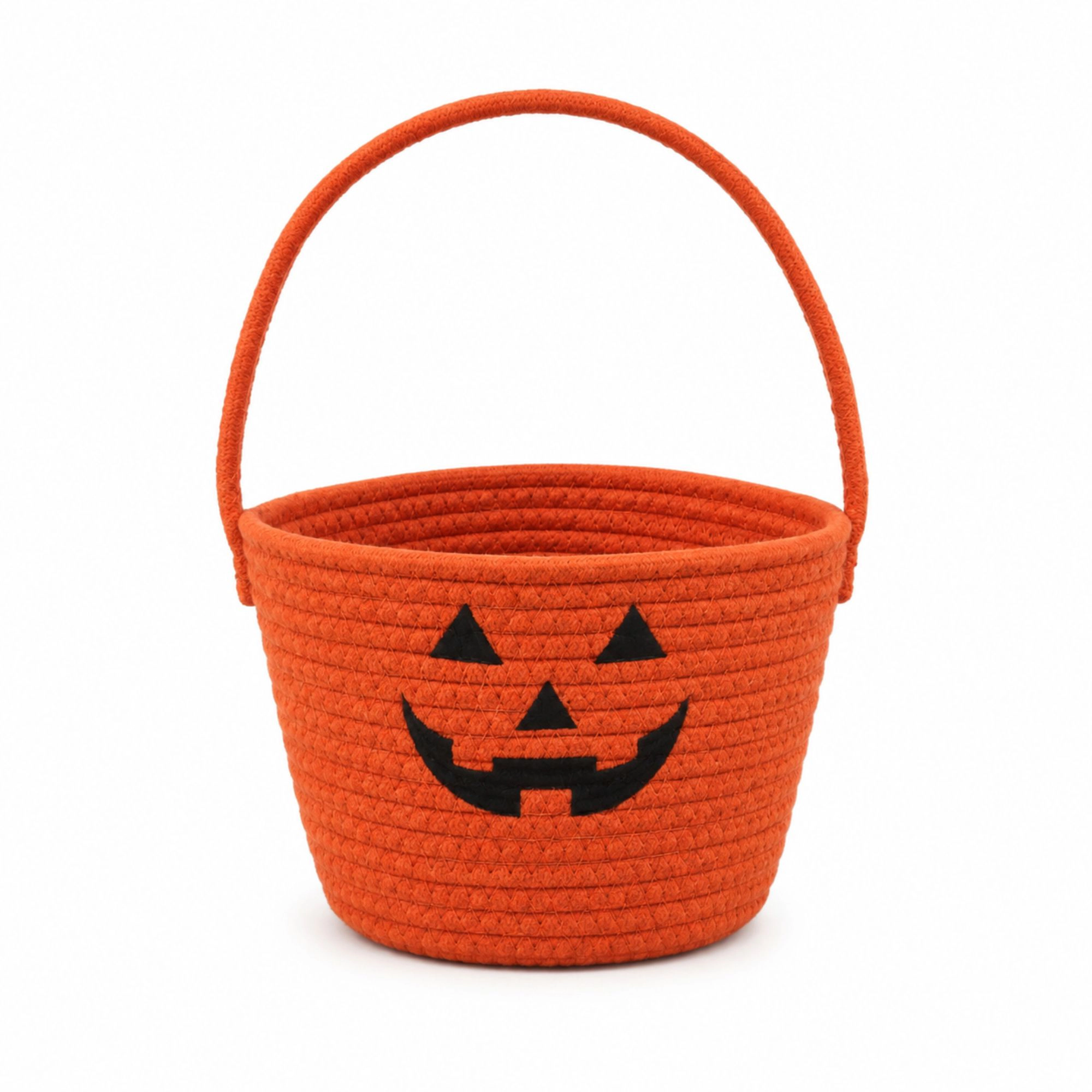 Alilang Halloween Woven Rope Pumpkin Ghost Candy Basket
