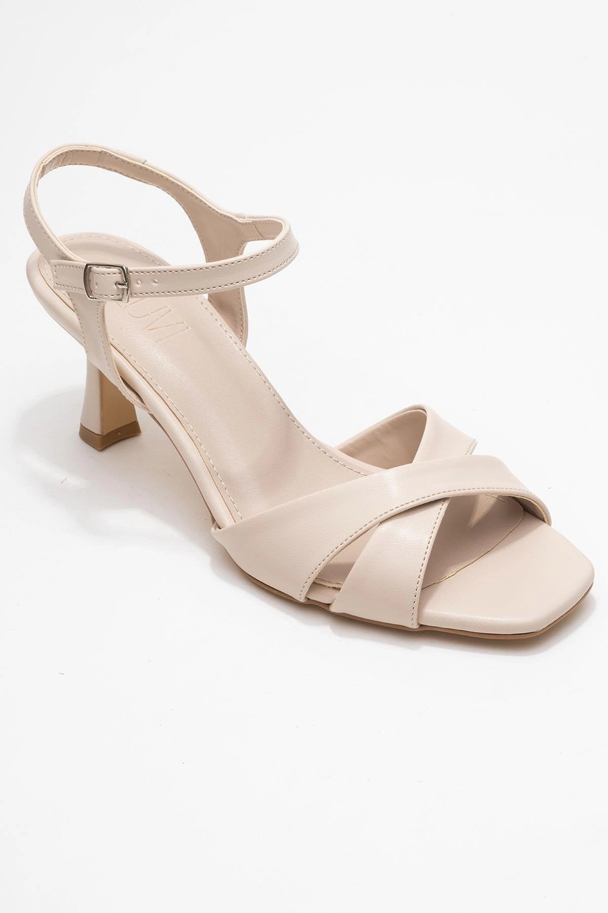 Prologue Shoes Womens Melin Cross Strap Stiletto Sandal