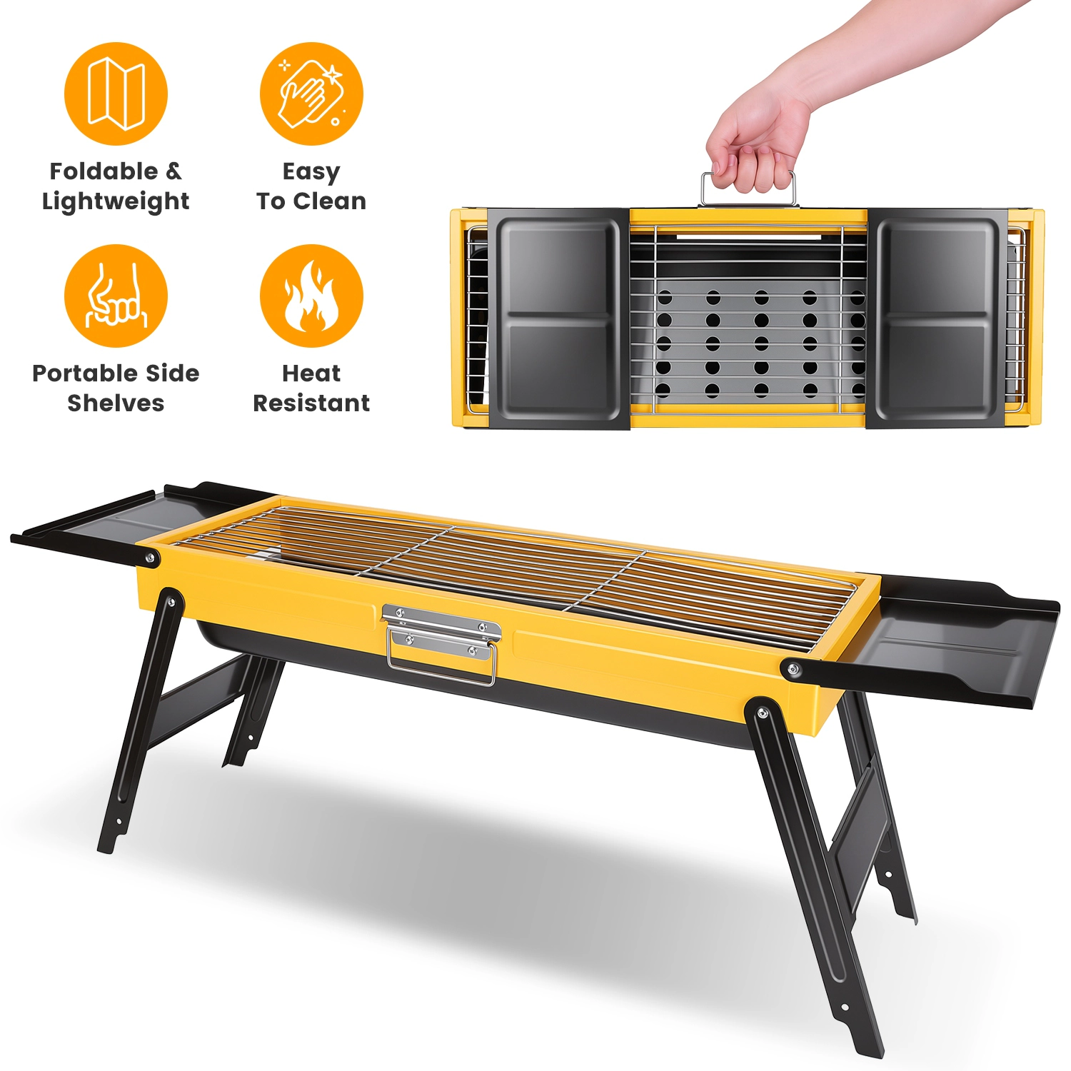 IMounTEK Unisex Portable Folding Charcoal Grill