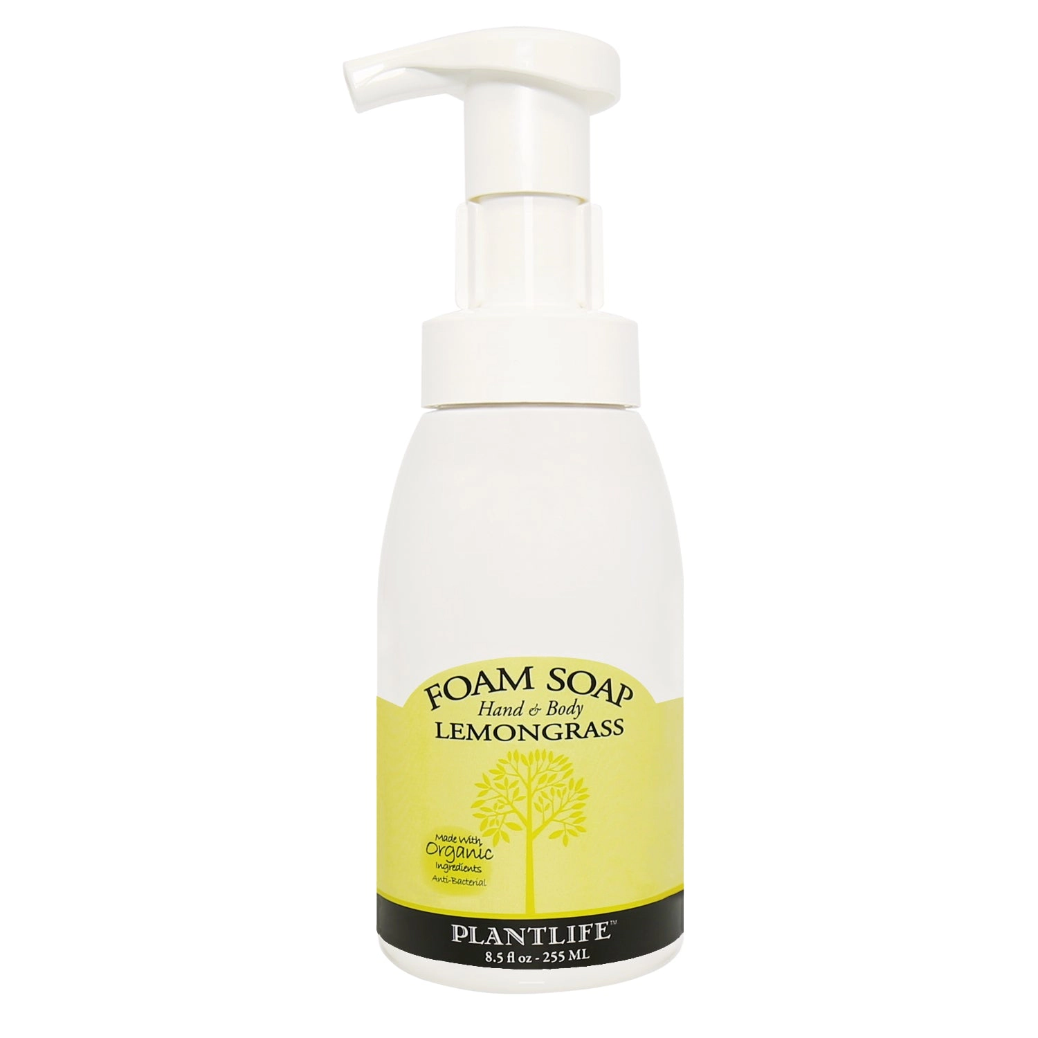 Plantlife Lemongrass Hand & Body Foam Soap