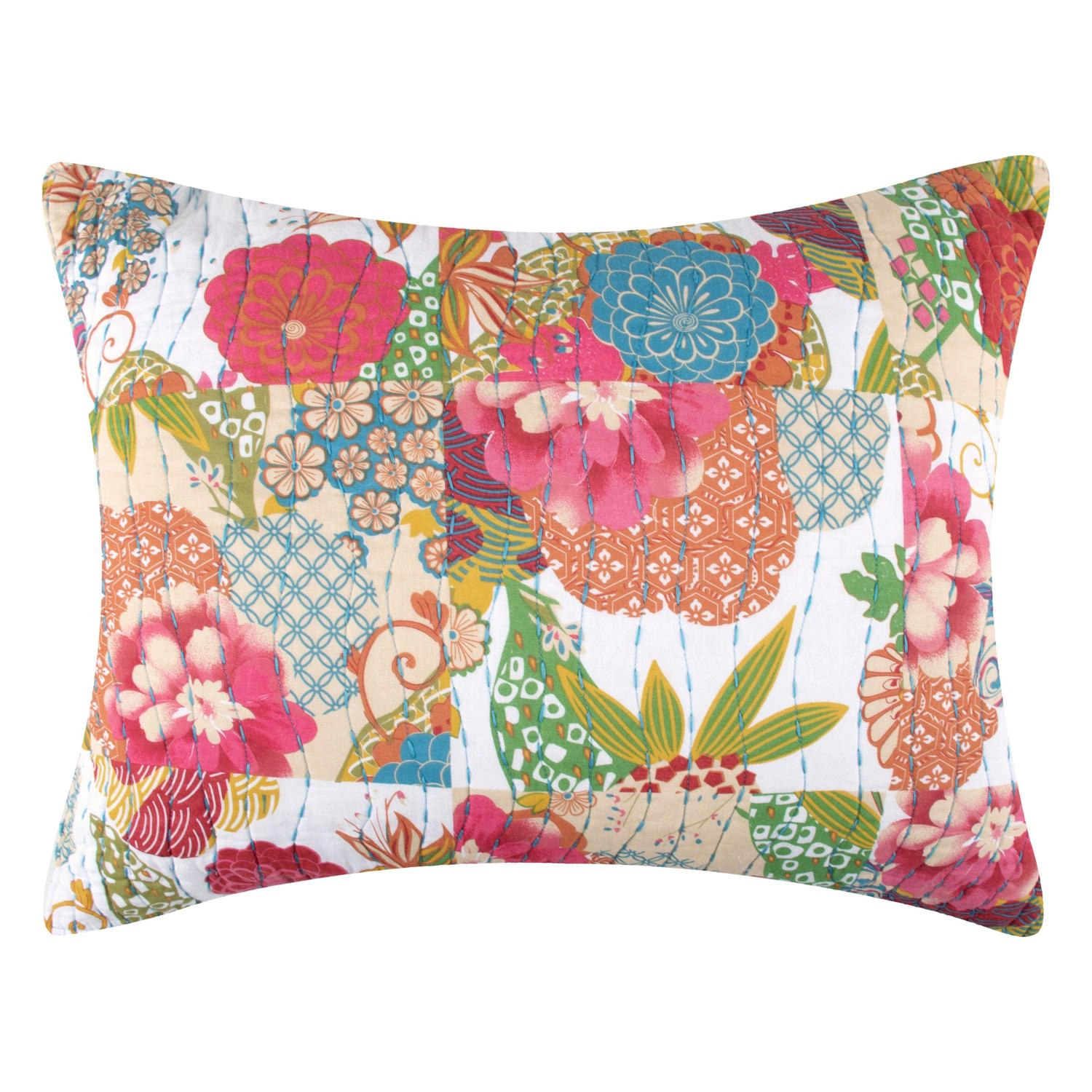 Greenland Home Fashions Jewel Luxurious Super Soft Decorative Pillow Sham