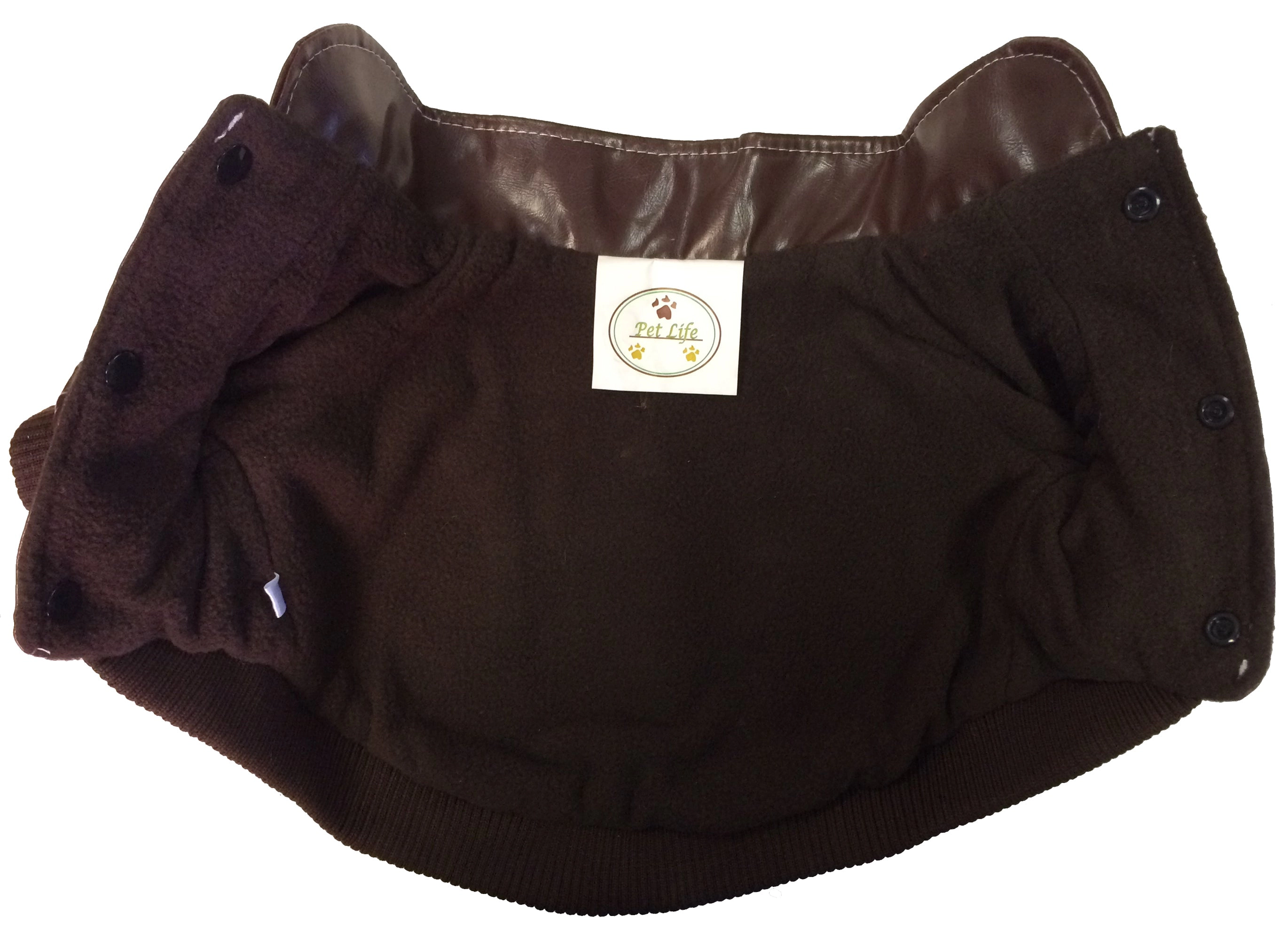 Pet Life ® Wuff-Rider Fashion Suede Stitched Pet Coat