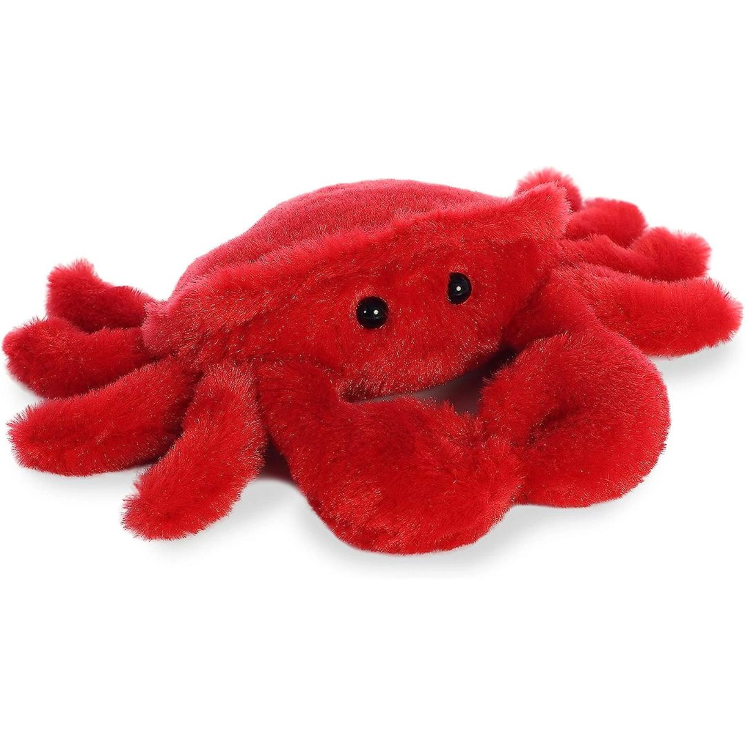 Aurora Mini Flopsie Crab 8-Inch Stuffed Animal Plush