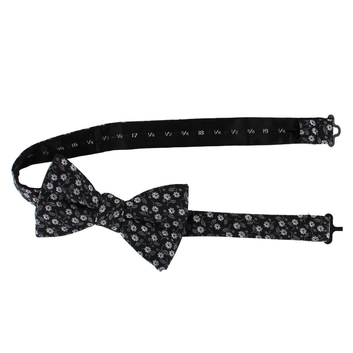 Ascentix Metallic Flowers and Leaves Bowtie