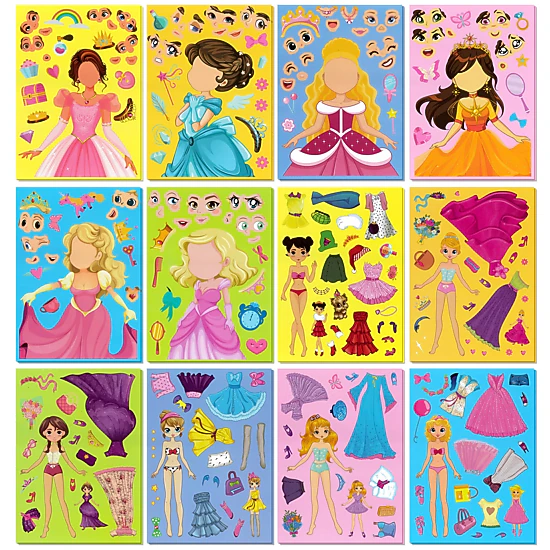 Wrapables Make a Face Stickers, Make Your Own Stickers, DIY Craft ...