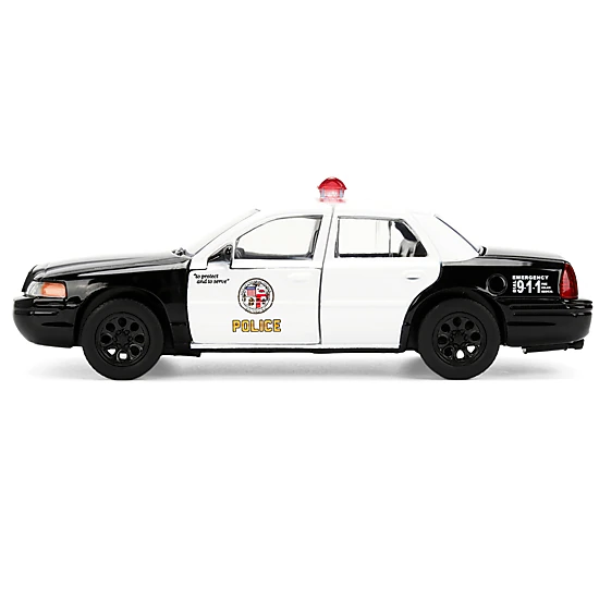 Jada Ford Crown Victoria "LAPD (Los Angeles Police Department) Black and White "The Fast and the Furious"