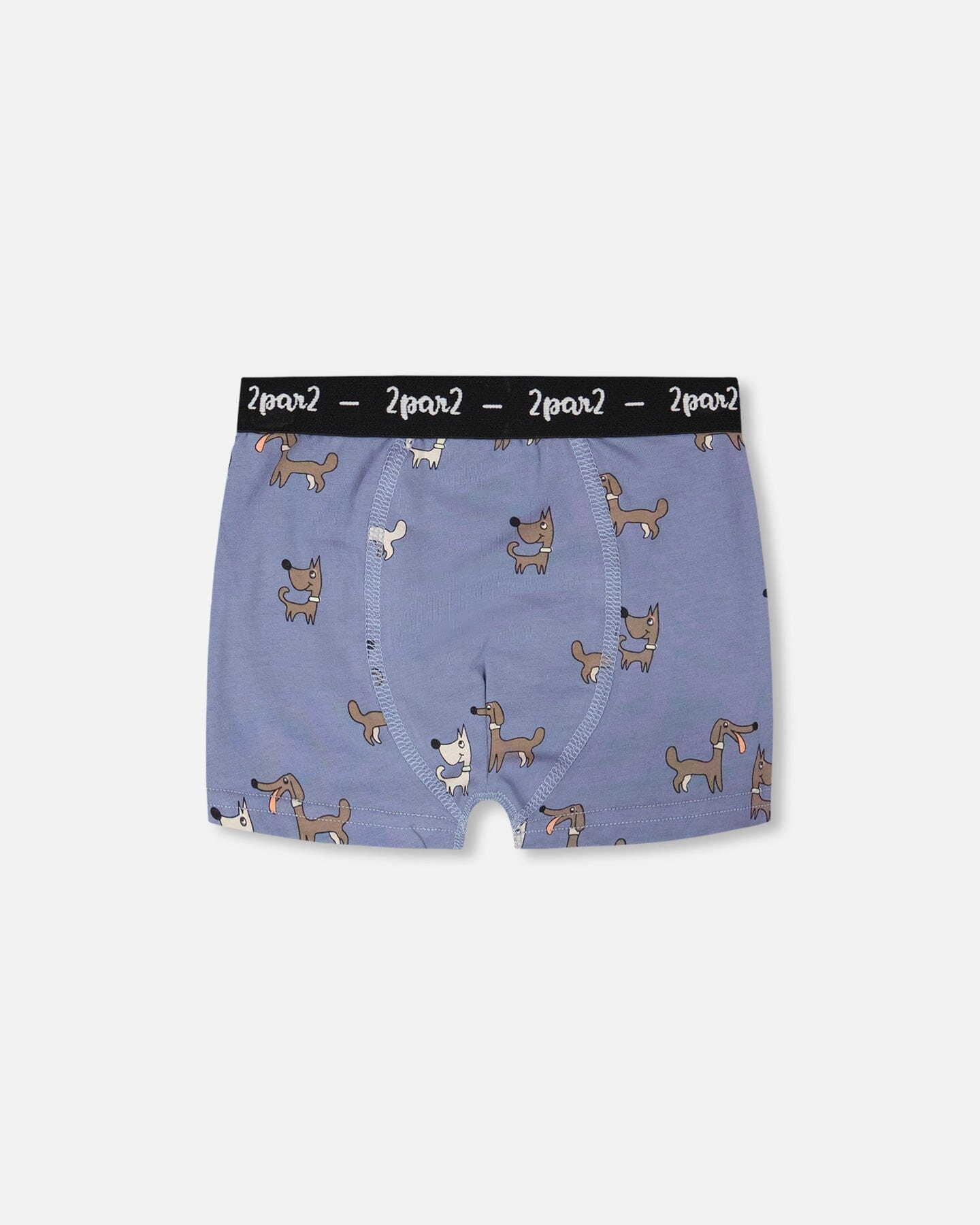 Deux par Boys Organic Cotton Boxer Dog Print