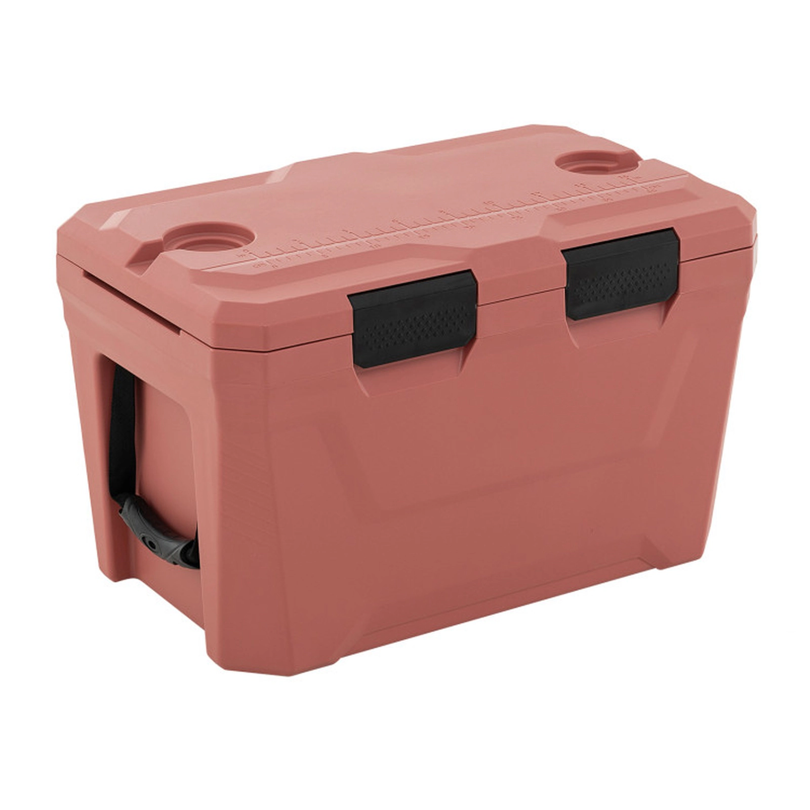SUGIFT 37-Quart Pink Hard Cooler with 2 Cup Holders and Bottle Opener 23-in W 14-in D 14-in H 110-lb Lid Capacity